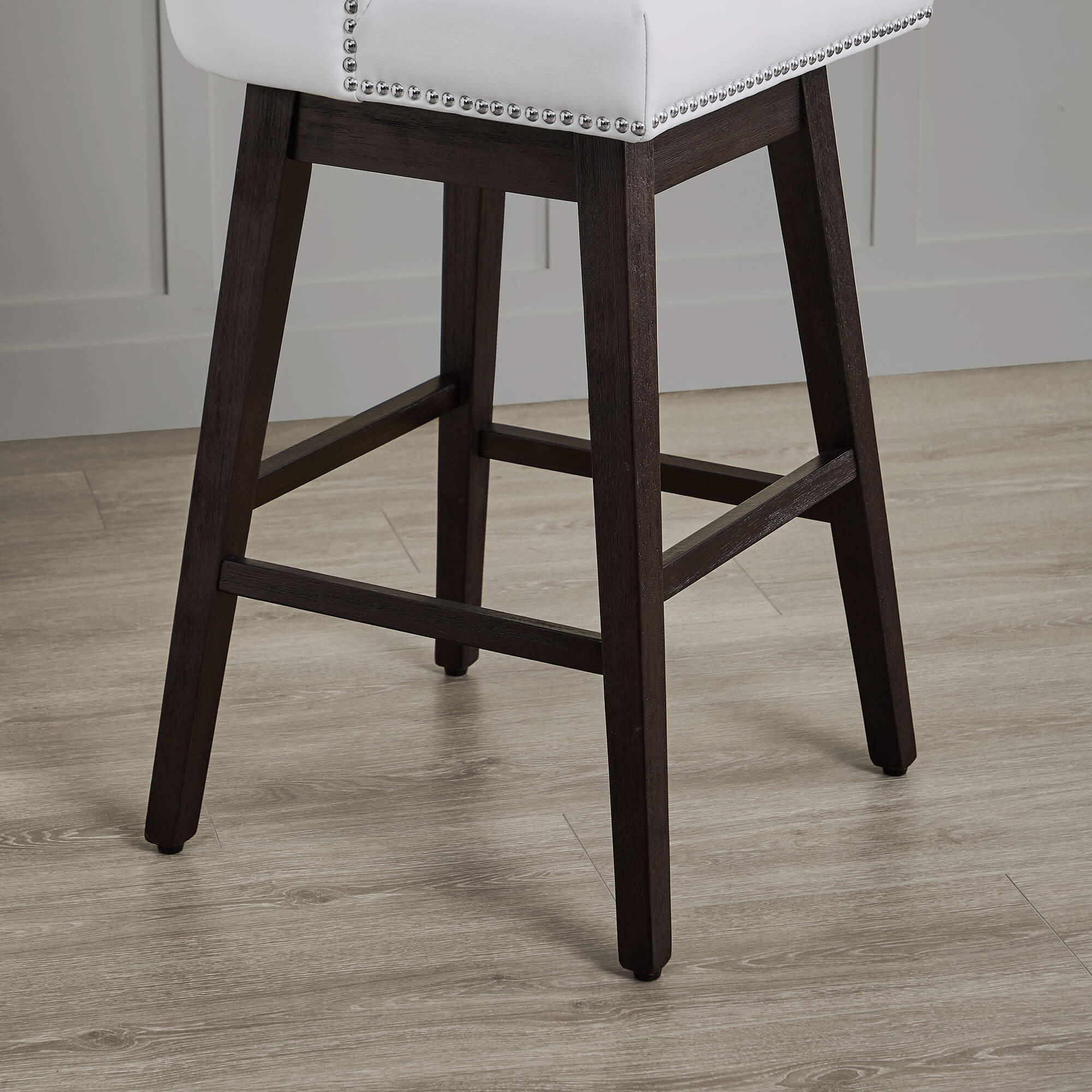 Asher Swivel Nailhead Trim Bar & Counter Stools - Image 135