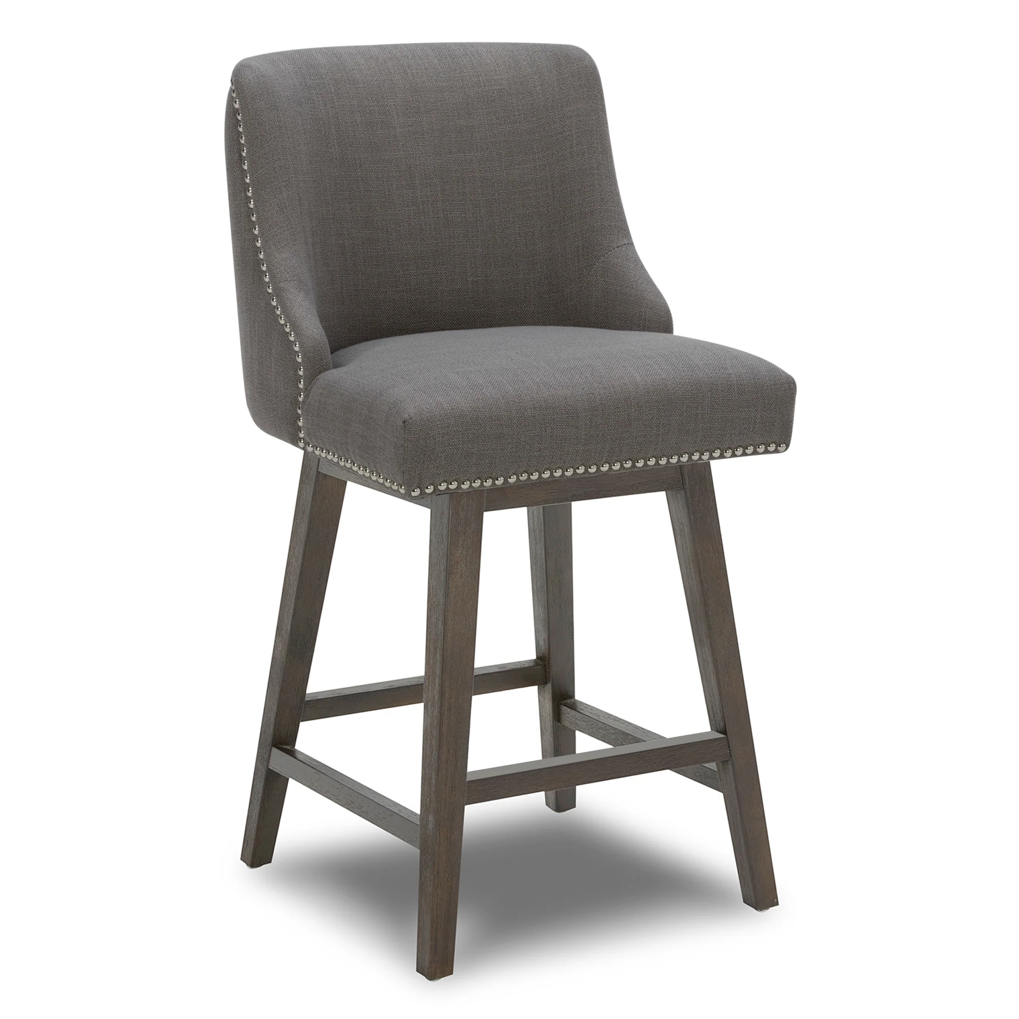 Asher Swivel Nailhead Trim Bar & Counter Stools - Image 16