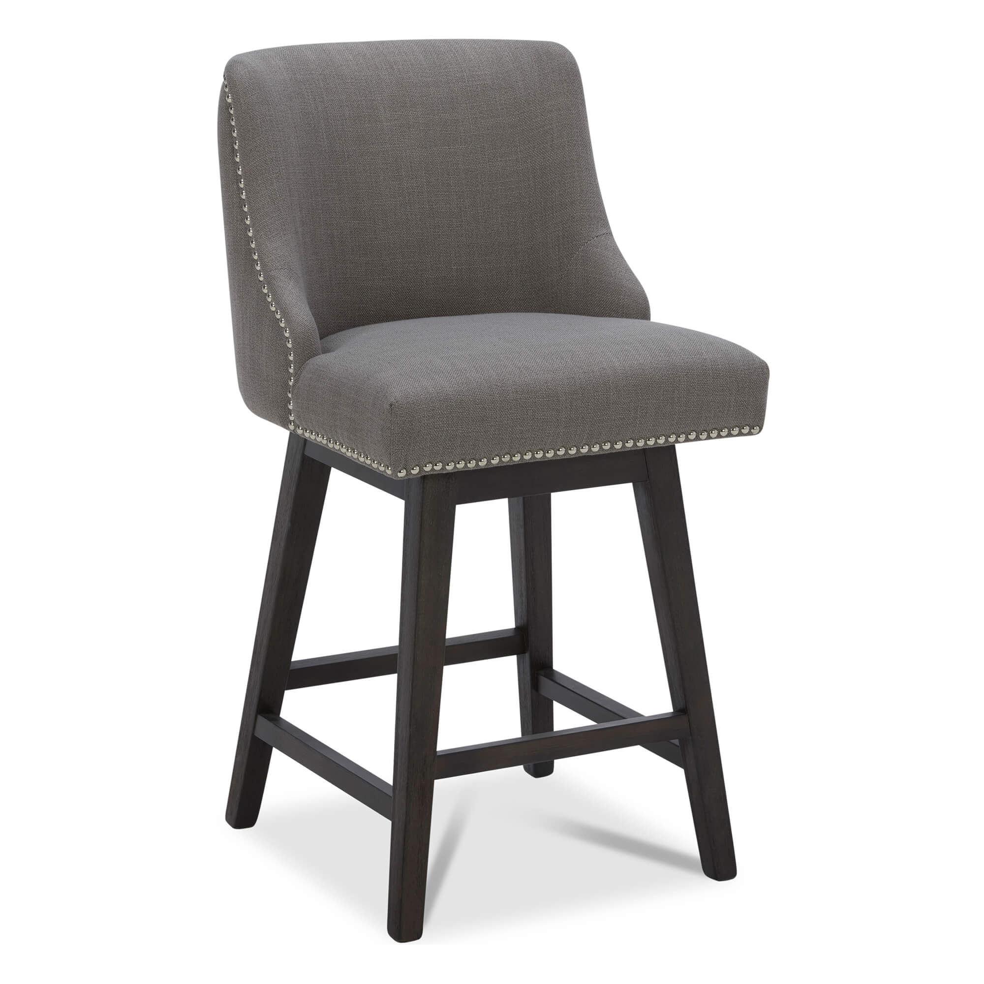 Asher Swivel Nailhead Trim Bar & Counter Stools - Image 56
