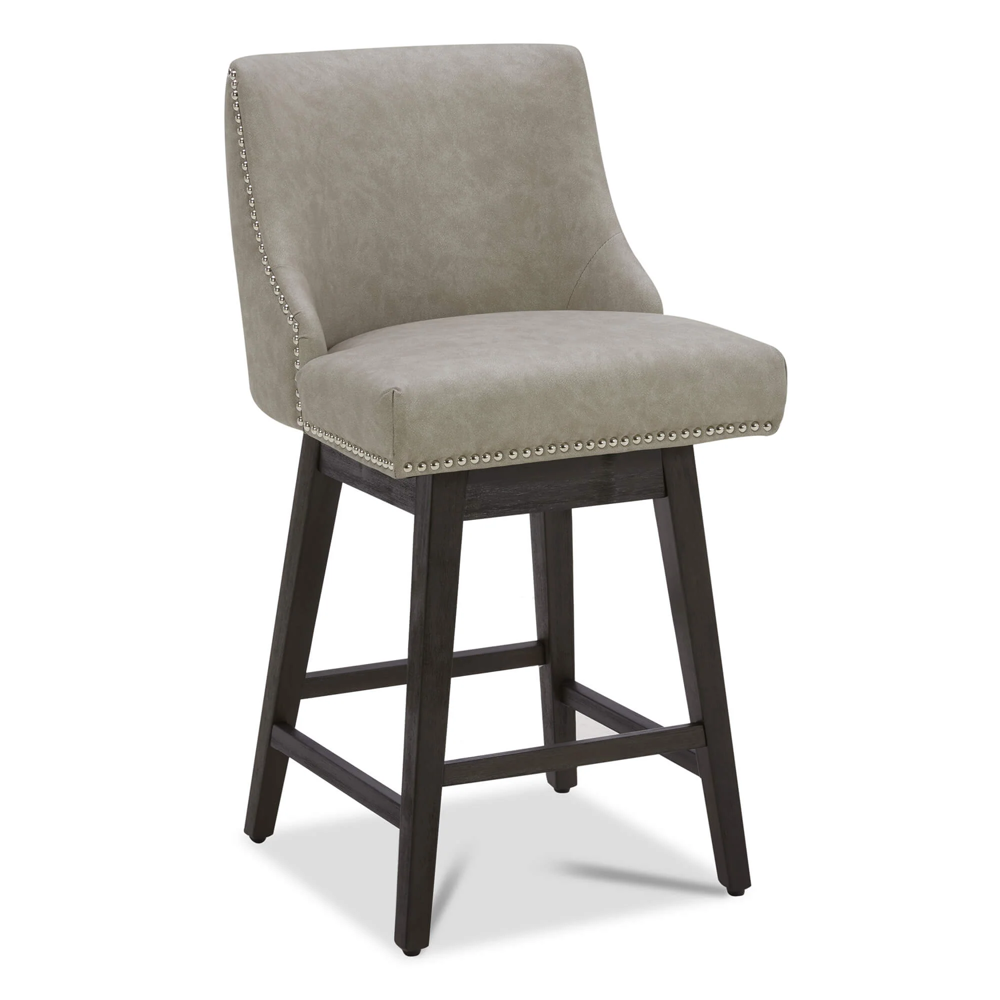 Asher Swivel Nailhead Trim Bar & Counter Stools - Image 62