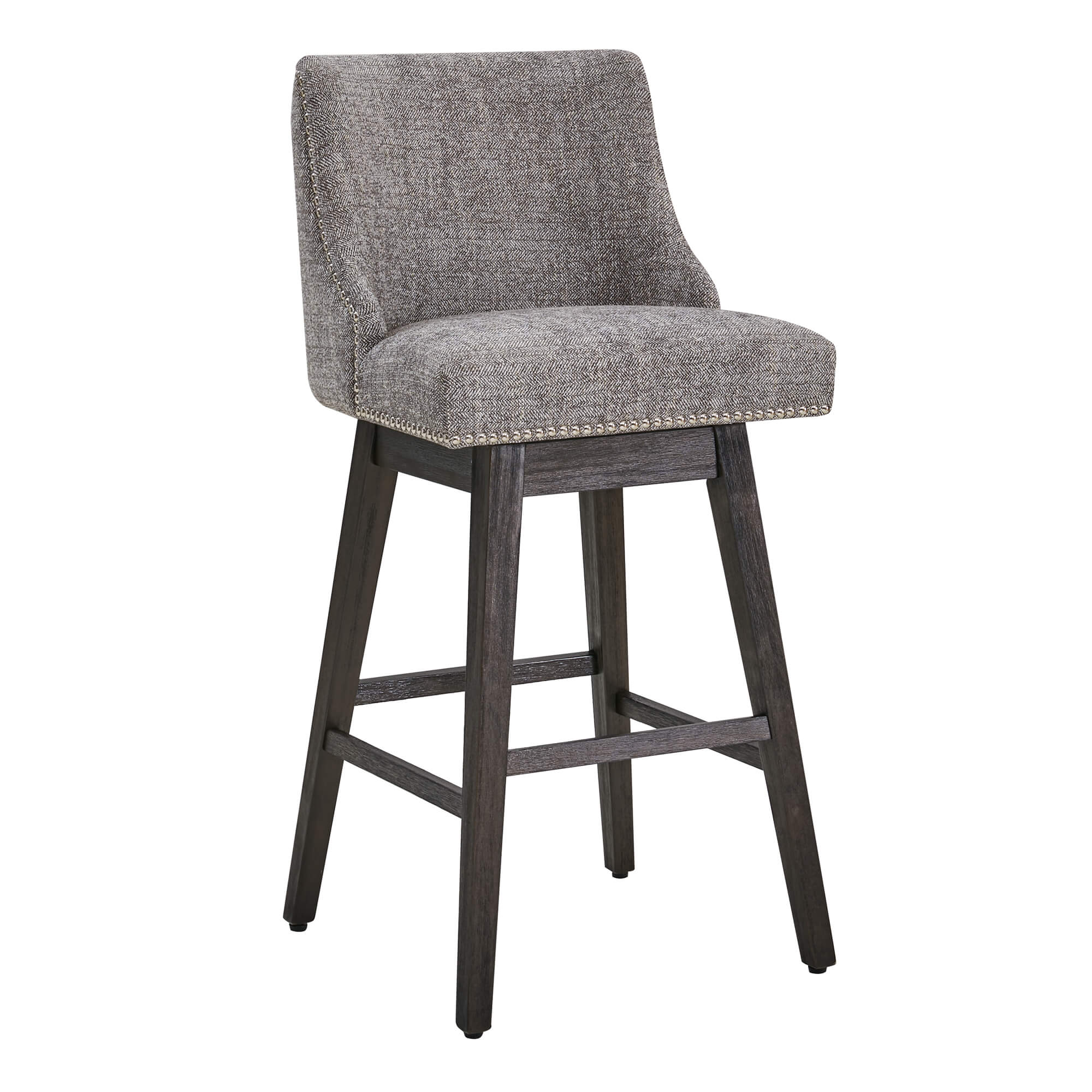 Asher Swivel Nailhead Trim Bar & Counter Stools - Image 77
