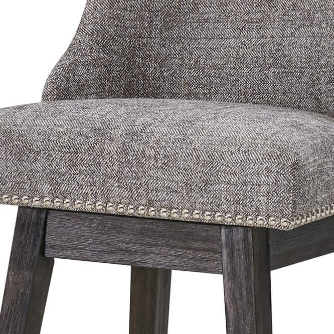 Asher Swivel Nailhead Trim Bar & Counter Stools - Image 81