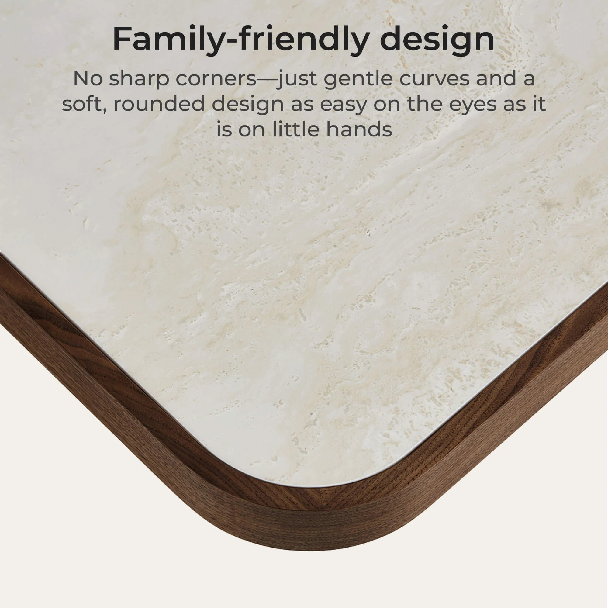 Aso Drum Wood Coffee Table with Sintered Stone - Image 6