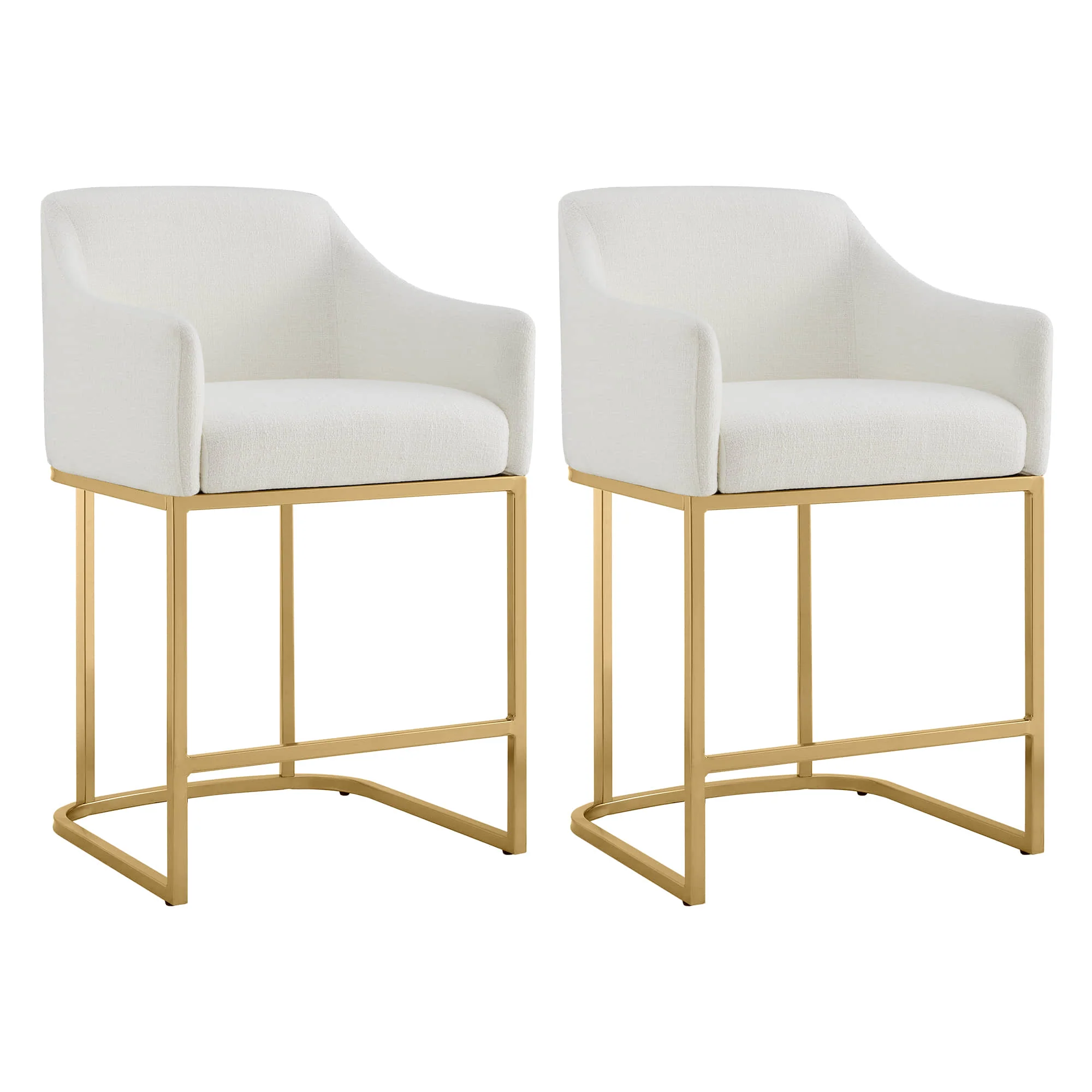 Aubrey Modern Barrel Counter Stools (Set of 2) - Image 43