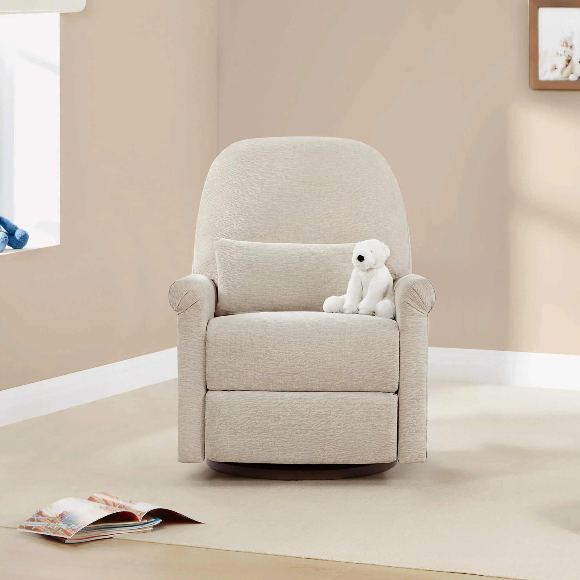 Aurora Power Swivel Nursery Glider Recliner - Image 44