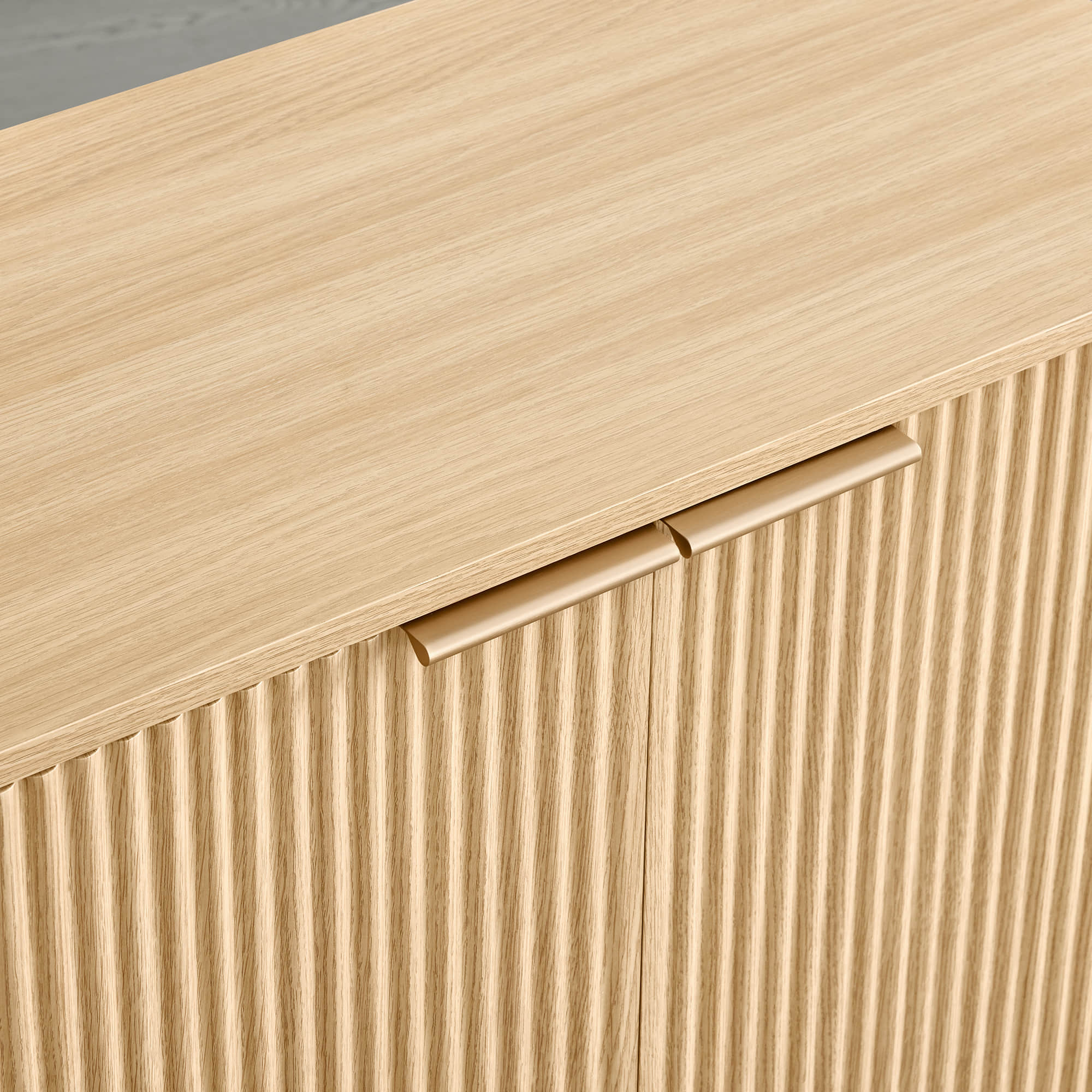 61" Bowen Fluted Wood Sideboard, High-Leg - Image 19