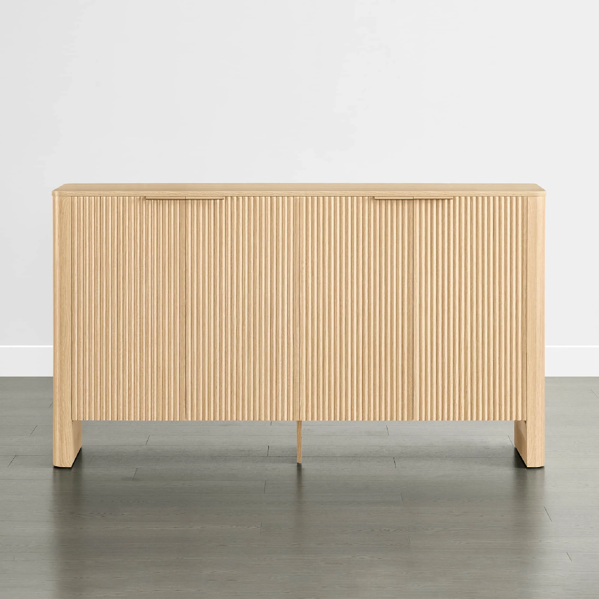 61" Bowen Fluted Wood Sideboard, High-Leg - Image 20