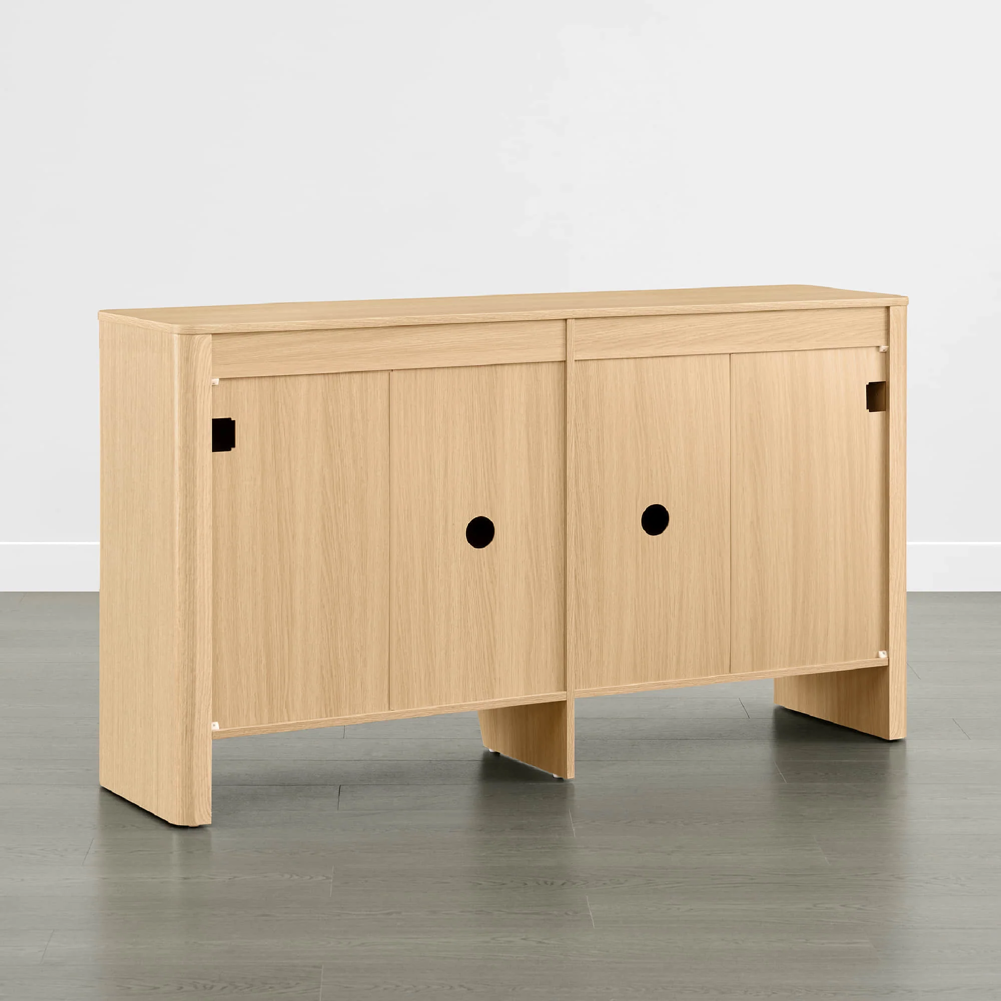 61" Bowen Fluted Wood Sideboard, High-Leg - Image 27