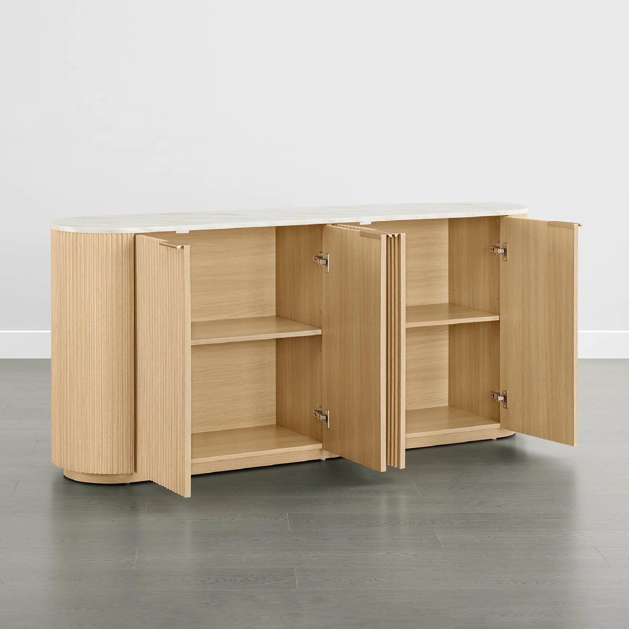 70" Bowen Fluted Wood Sideboard - Image 36