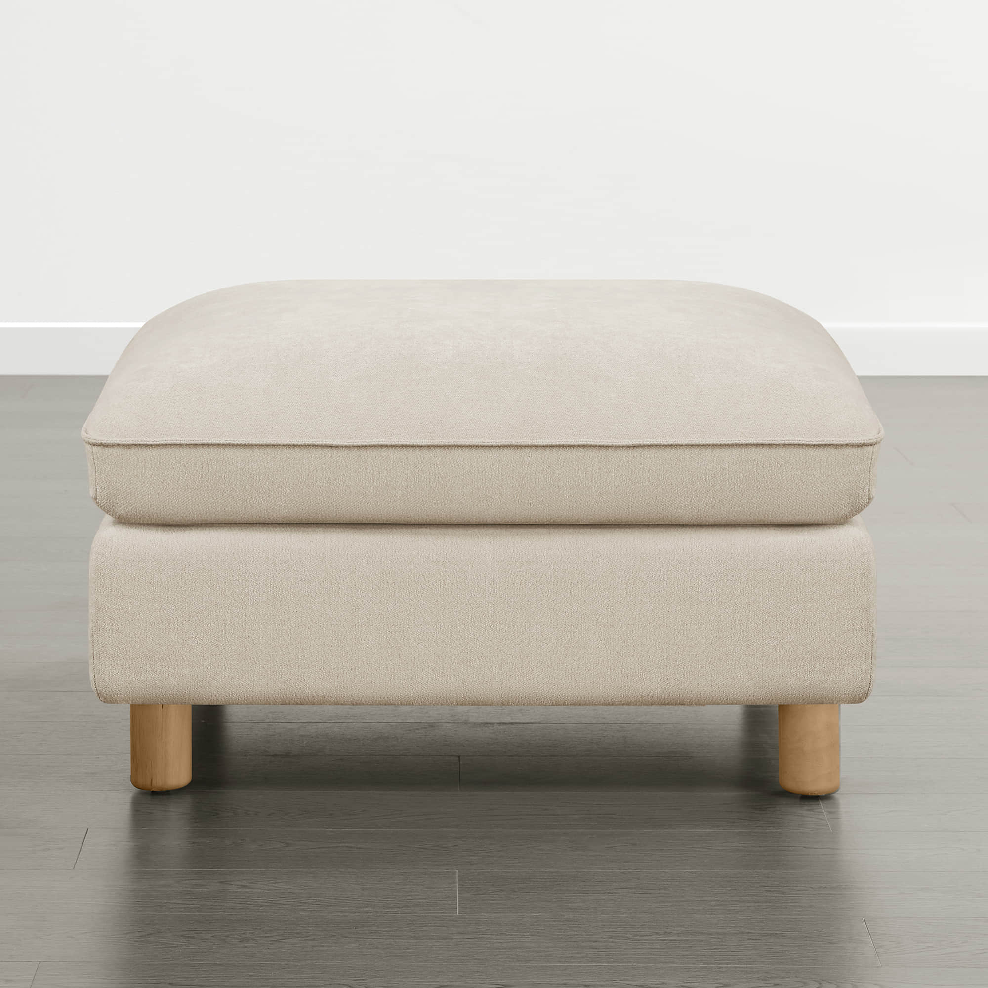 Brendon Modular Ottoman with Wood Leg - Image 6
