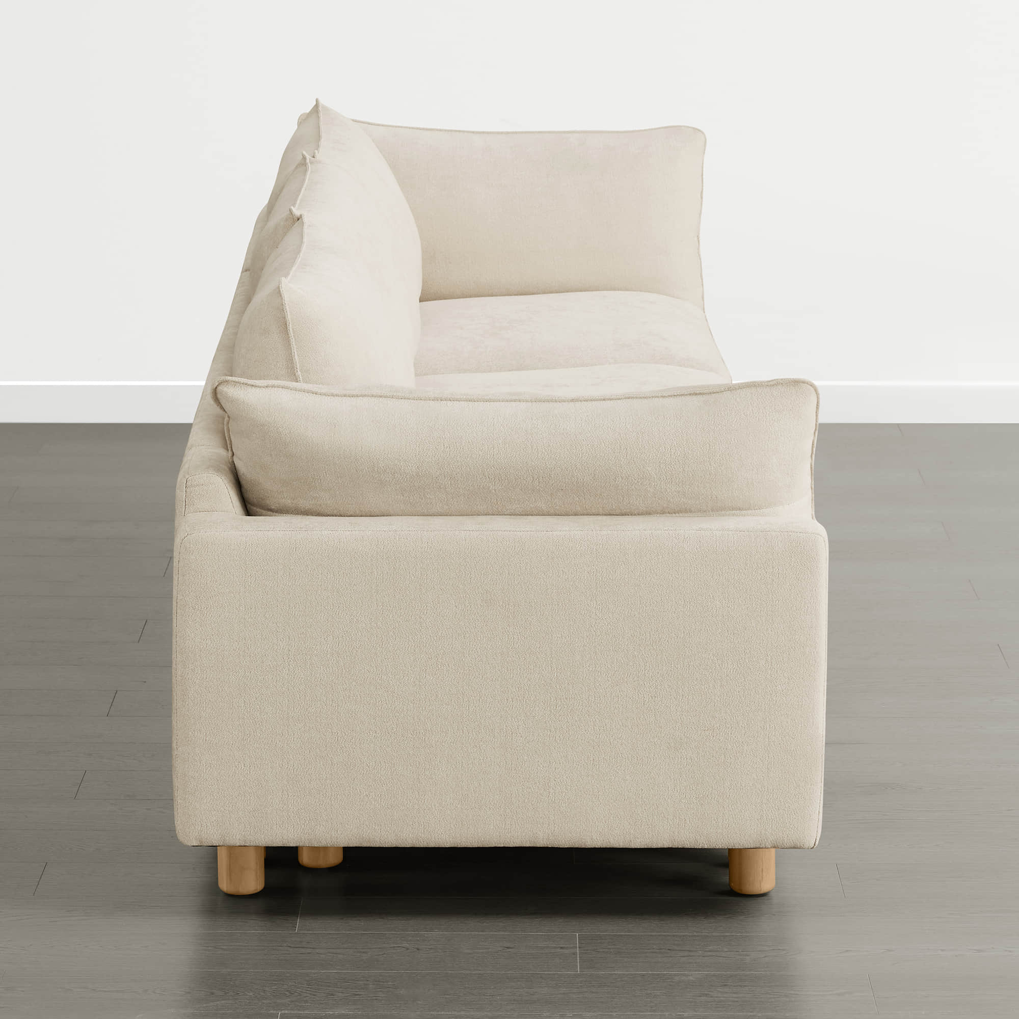 Brendon Modular 3-Seat Sofa with Wood Leg - Image 11