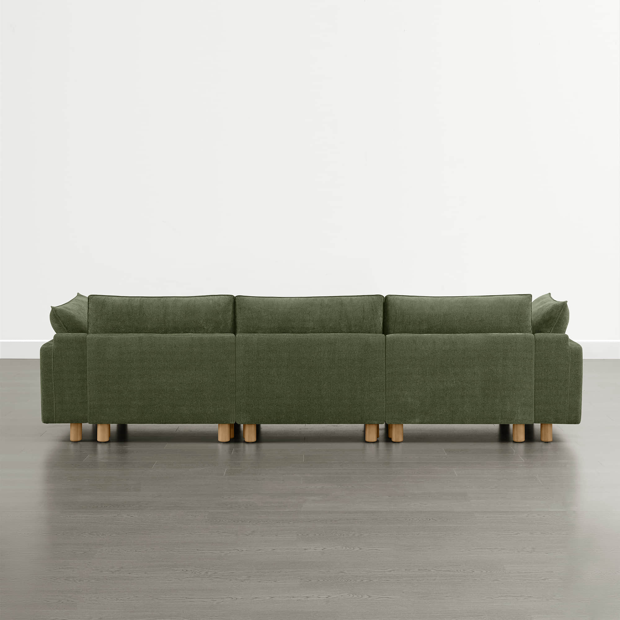 Brendon Modular 3-Seat Sofa with Wood Leg - Image 17