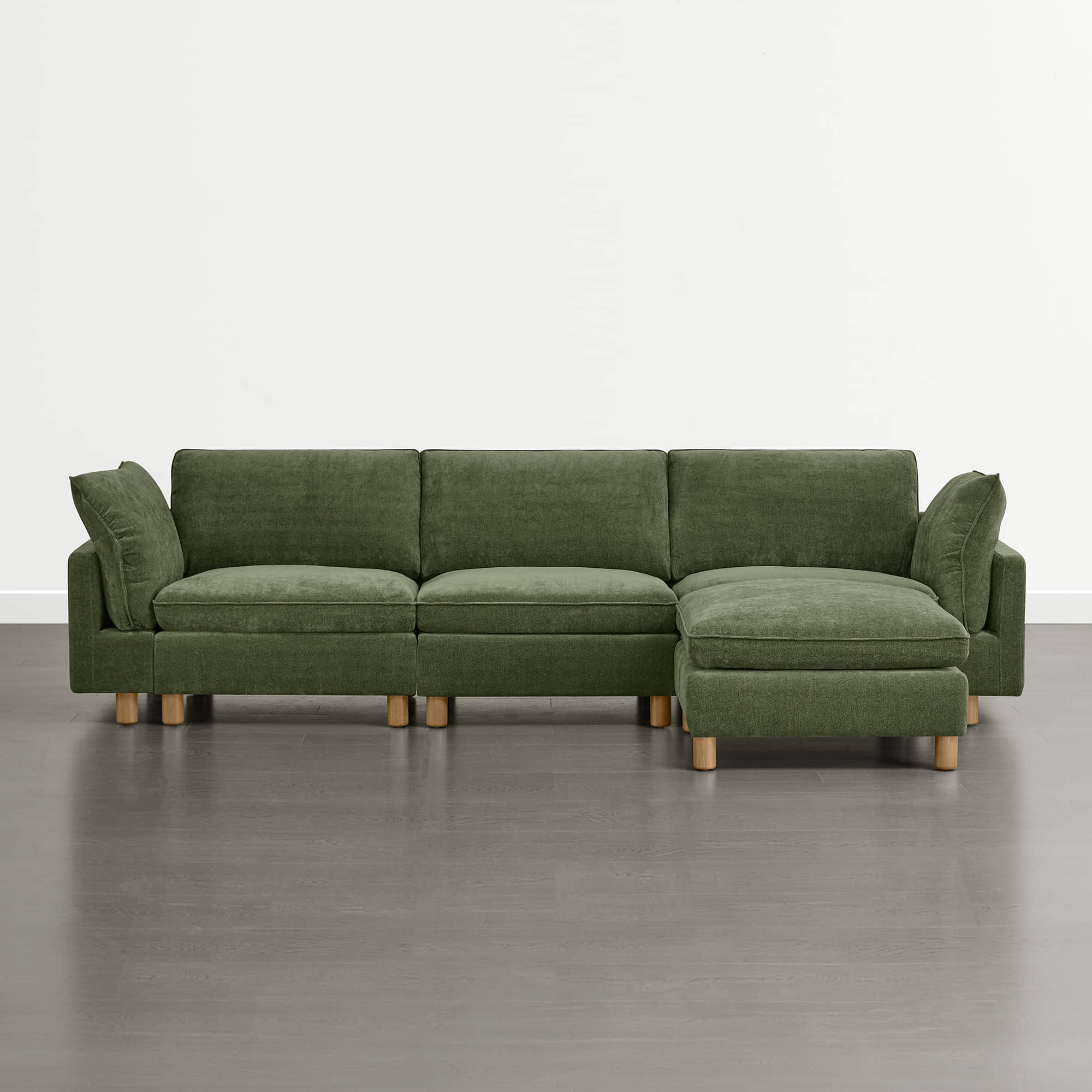 Brendon Modular 4-Seat Sectional Sofa with Wood Leg - Image 18