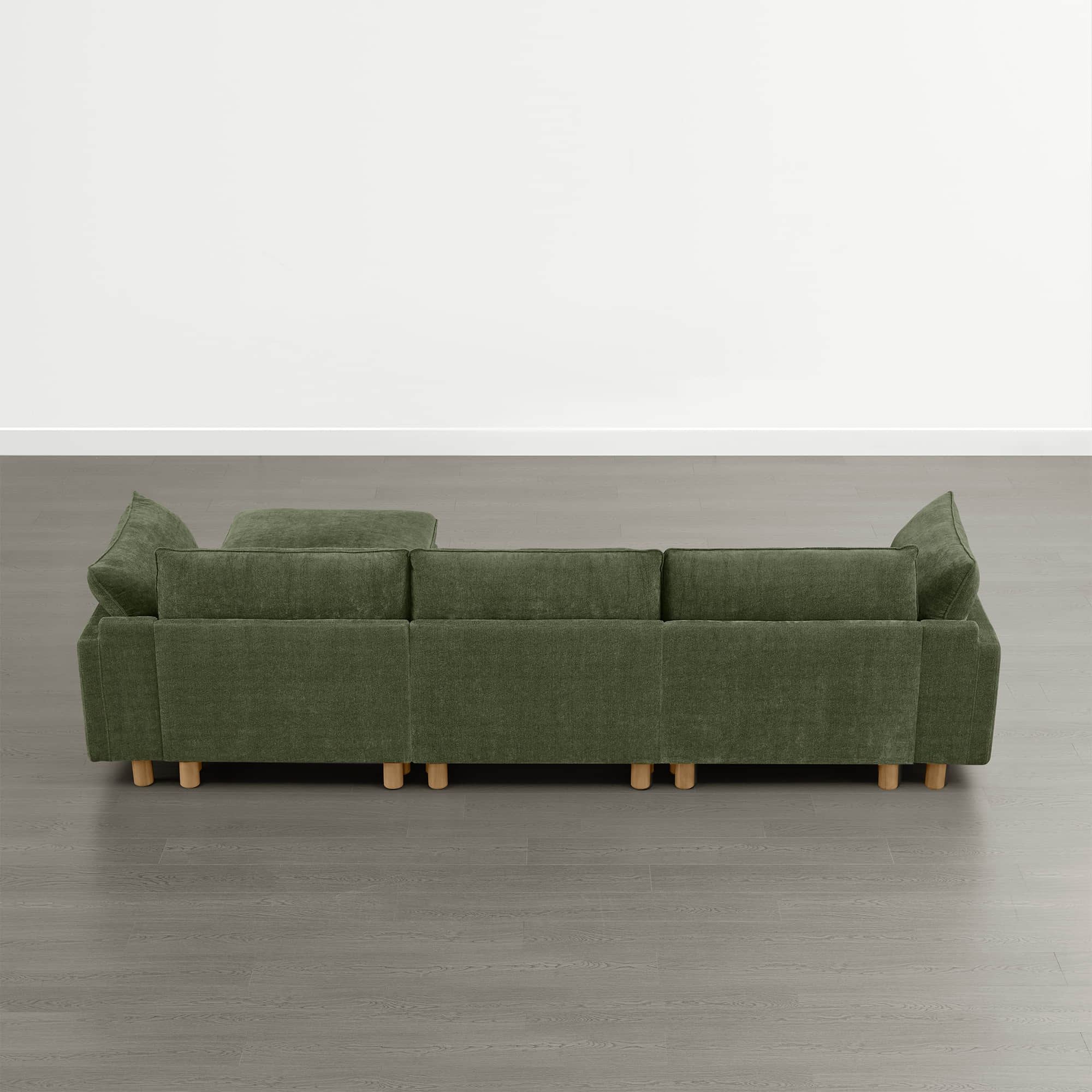 Brendon Modular 4-Seat Sectional Sofa with Wood Leg - Image 21