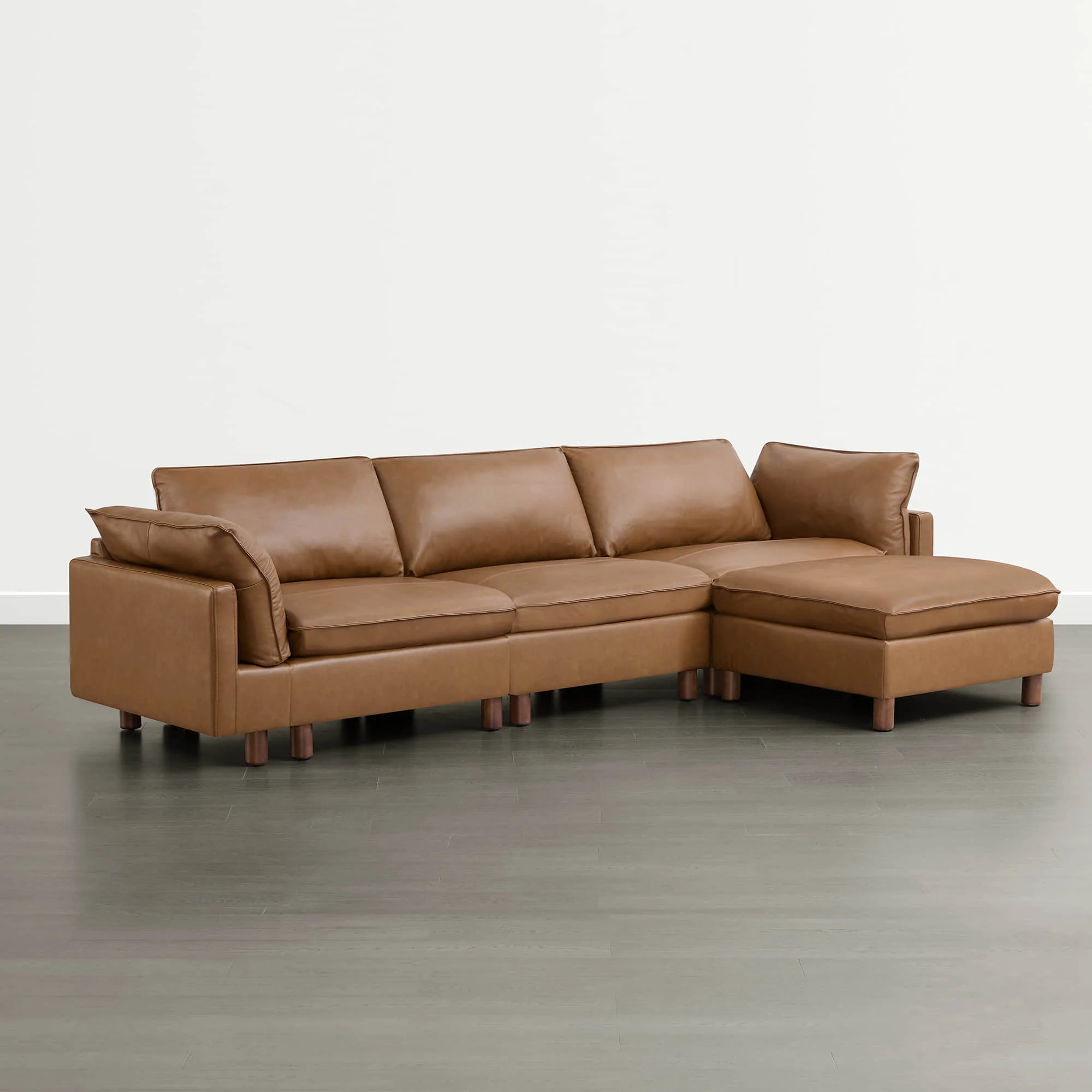 Brendon Modular 4-Seat Sectional Sofa with Wood Leg - Image 24