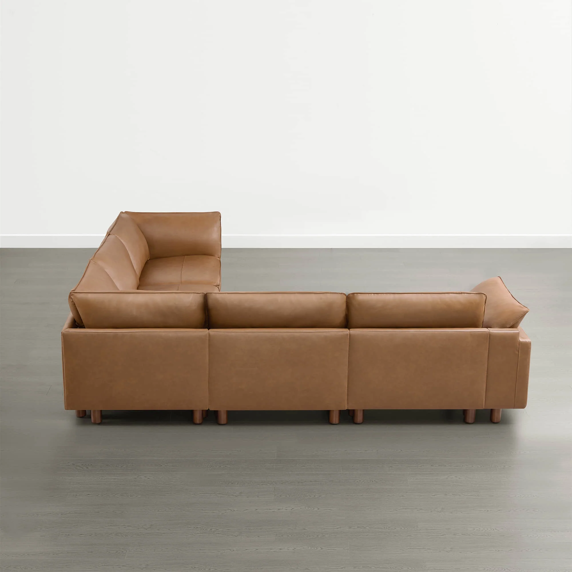 Brendon Modular Corner Sectional Sofa with Wood Leg - Image 21
