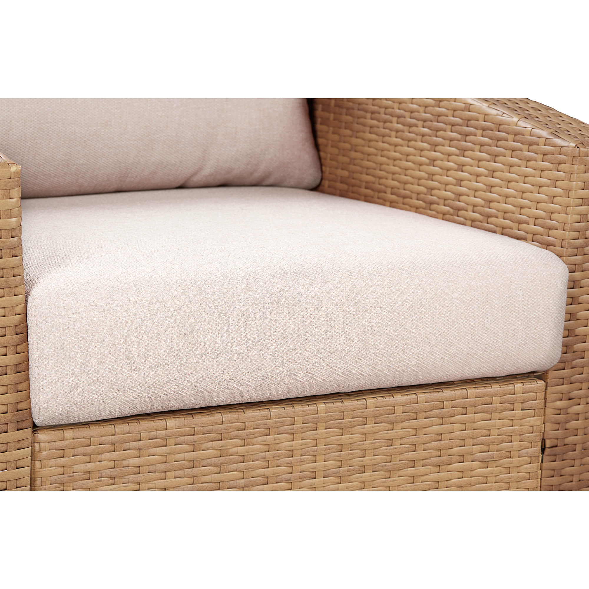 Calum Rattan Outdoor Swivel Accent Chair - Image 10