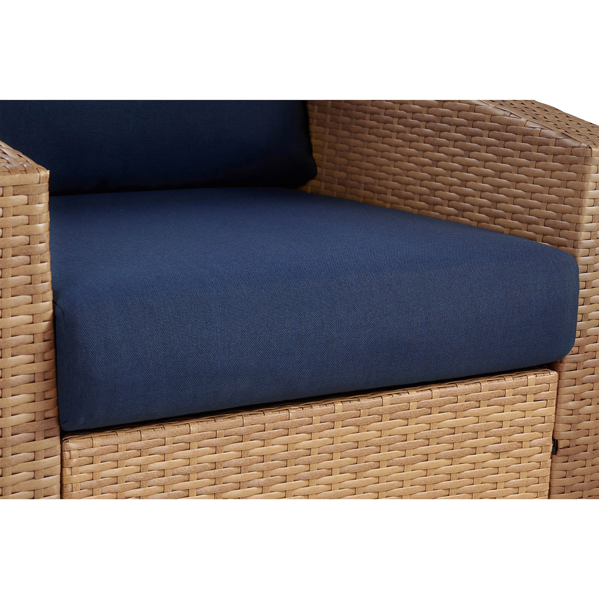 Calum Rattan Outdoor Swivel Accent Chair - Image 11