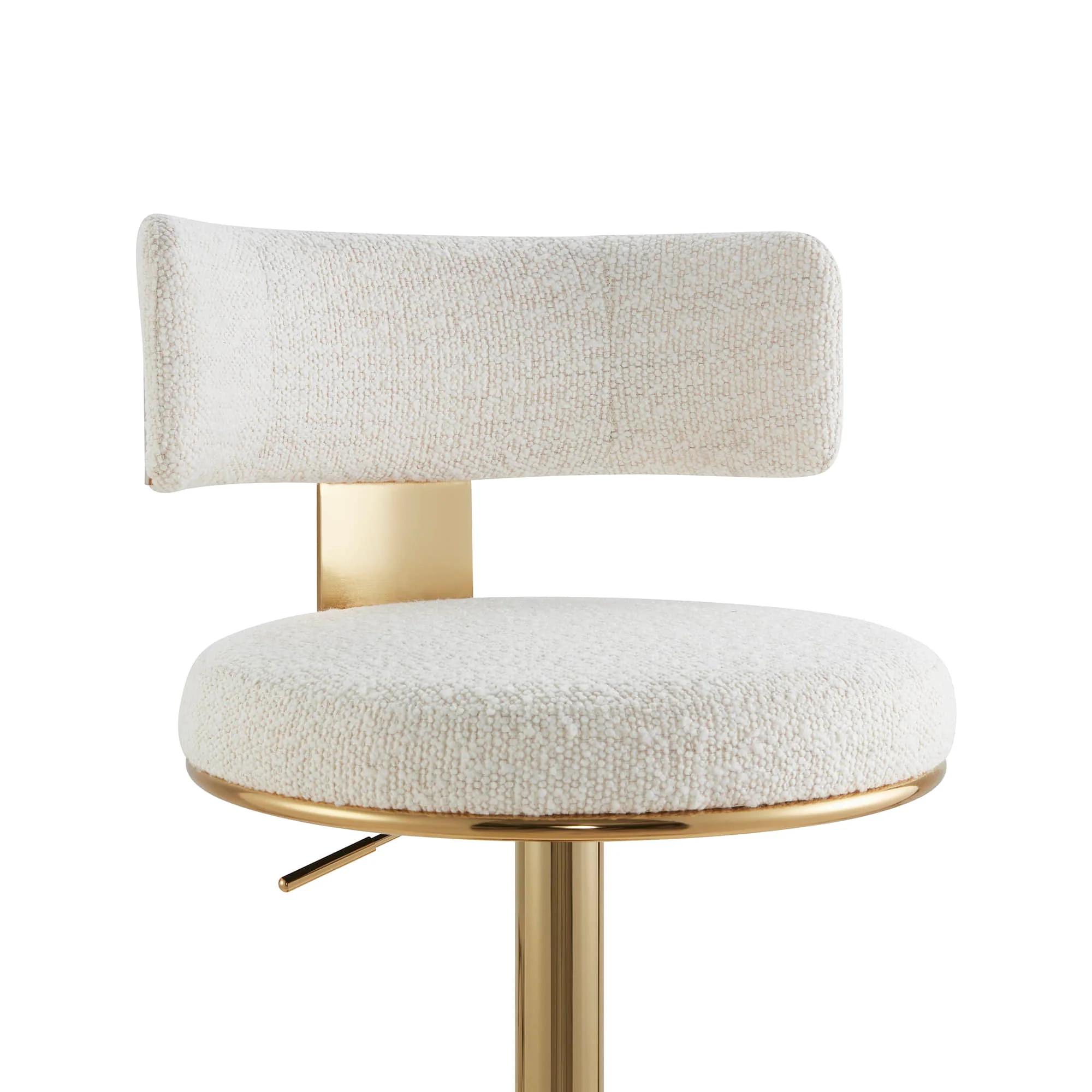 Cayla Modern Adjustable Height Swivel Barstool - Image 29