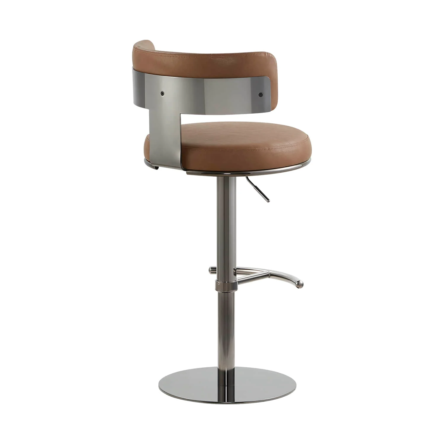 Cayla Modern Adjustable Height Swivel Barstool - Image 39