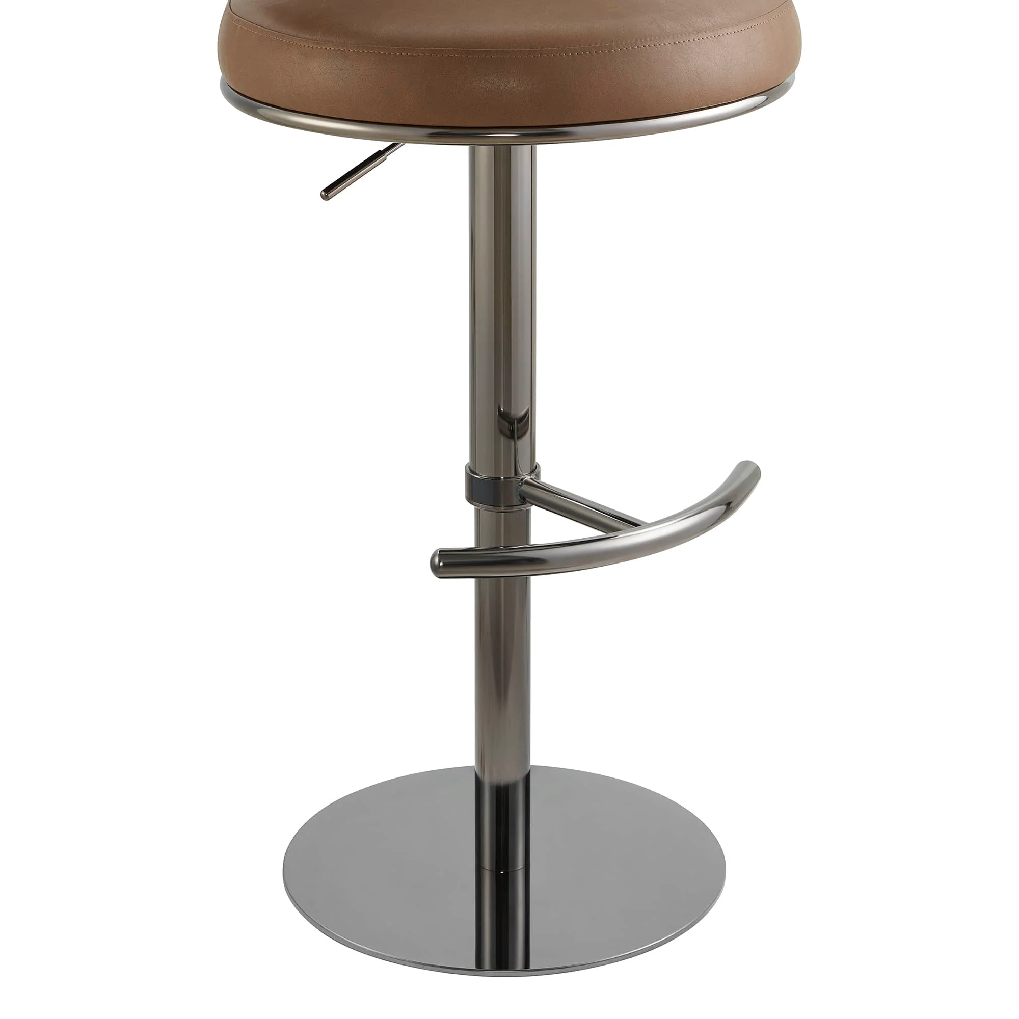 Cayla Modern Adjustable Height Swivel Barstool - Image 41