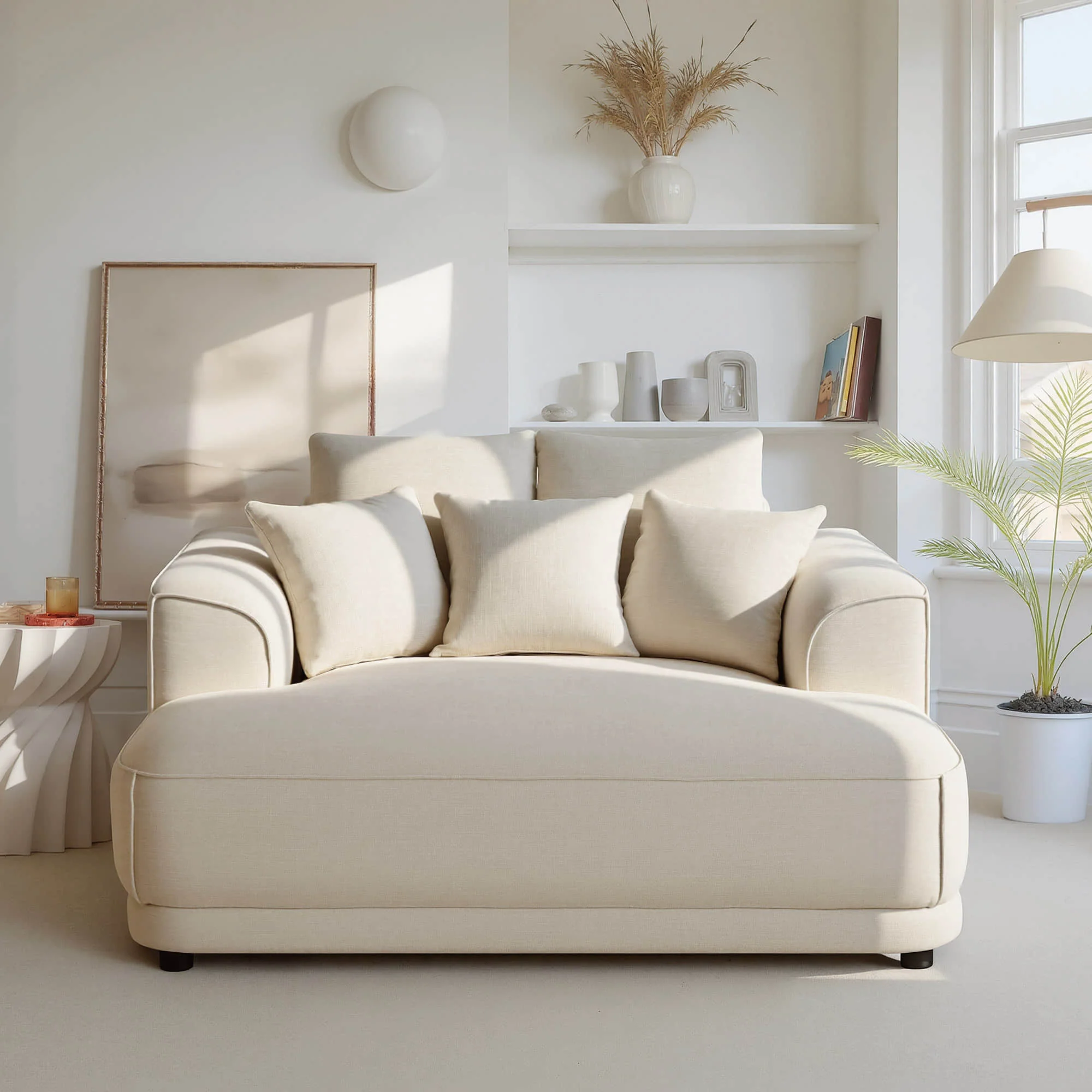 Charles Modern Oversized Chaise Lounge Accent Chair - Image 2