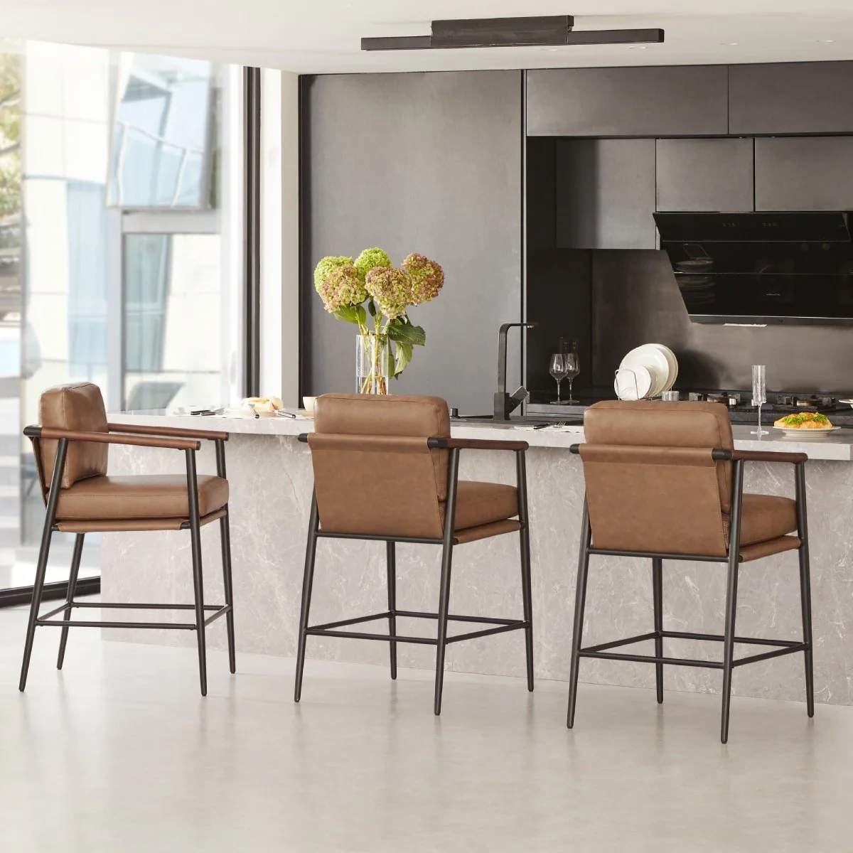 Charlotte Modern Counter Stool - Image 5