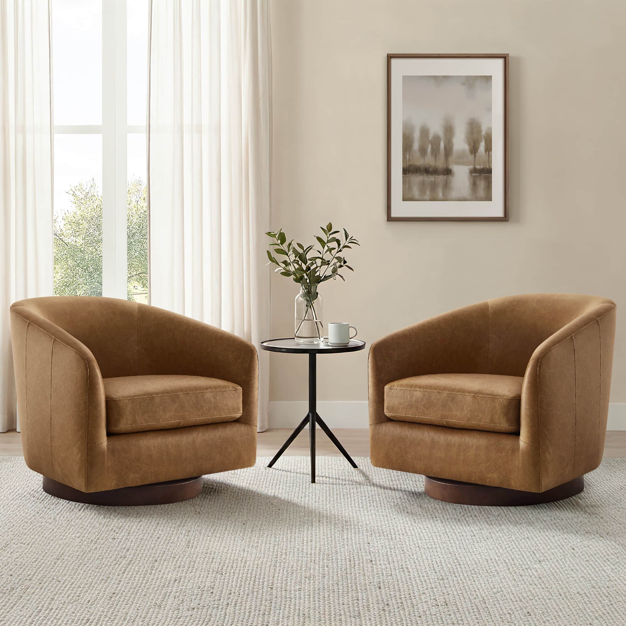 Wren Modern Swivel Accent Chair - Image 105