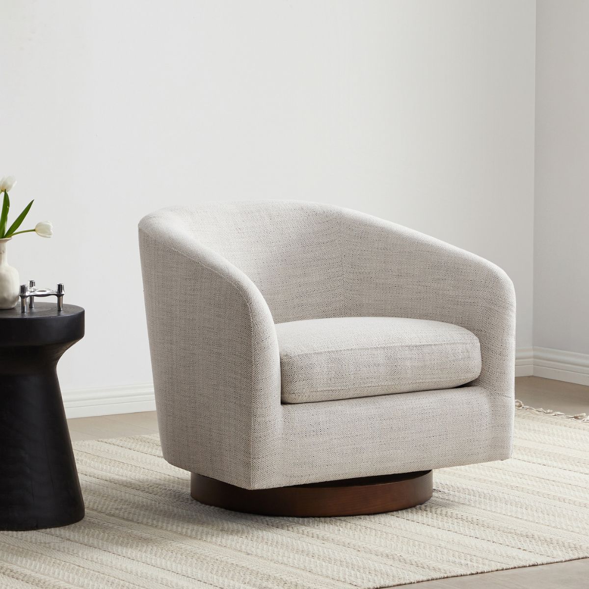 Wren Modern Swivel Accent Chair - Image 5