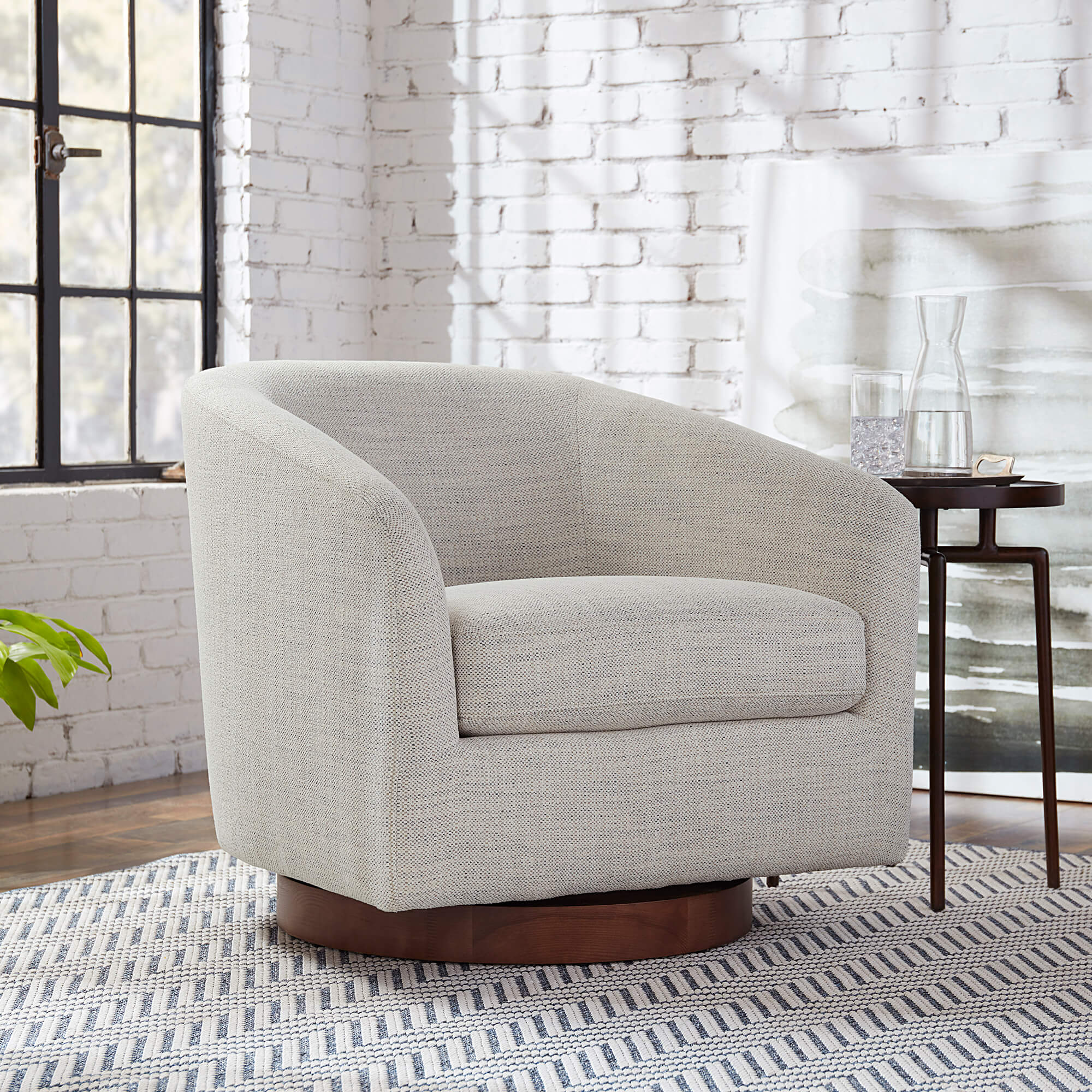 Wren Modern Swivel Accent Chair - Image 62