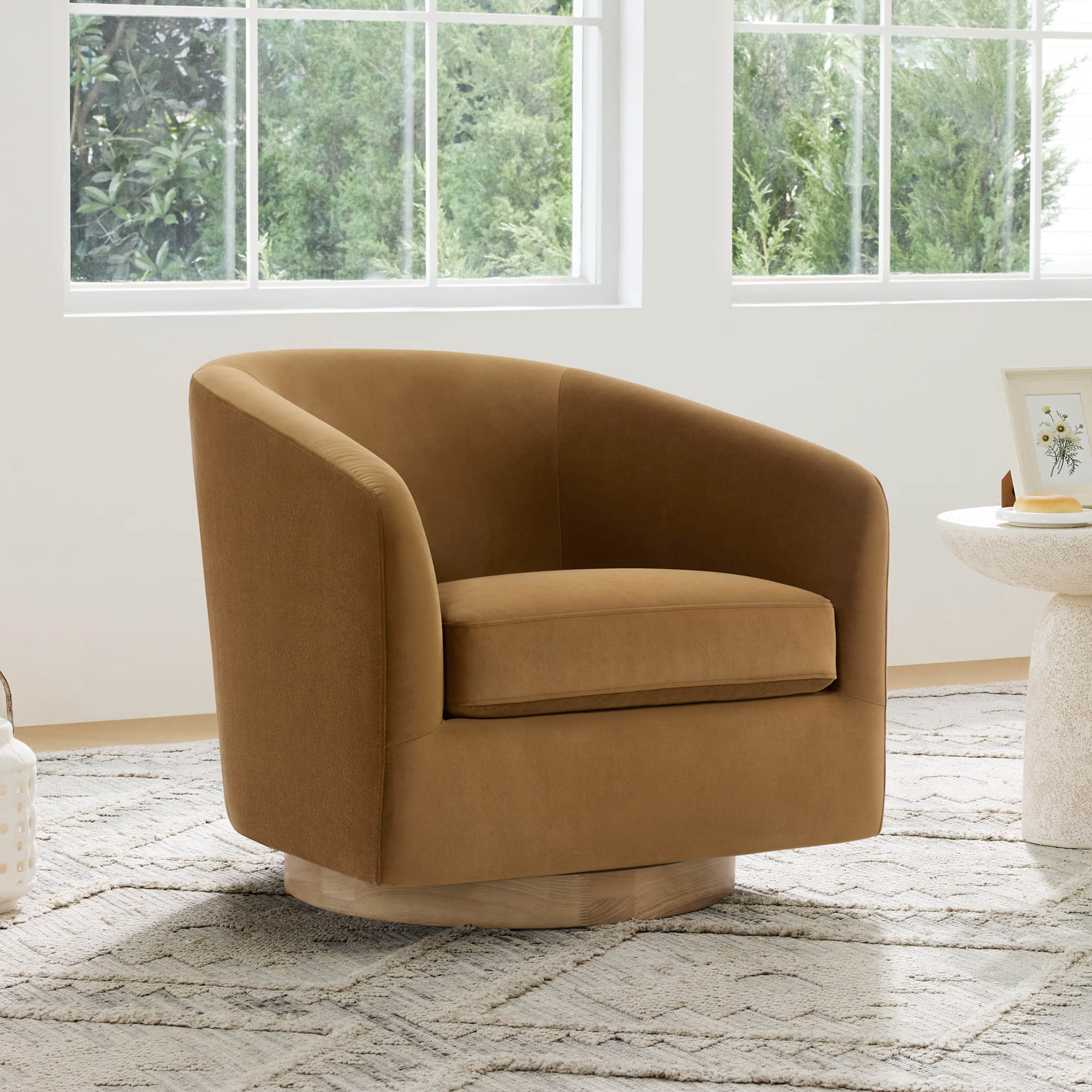 Wren Modern Swivel Accent Chair - Image 90