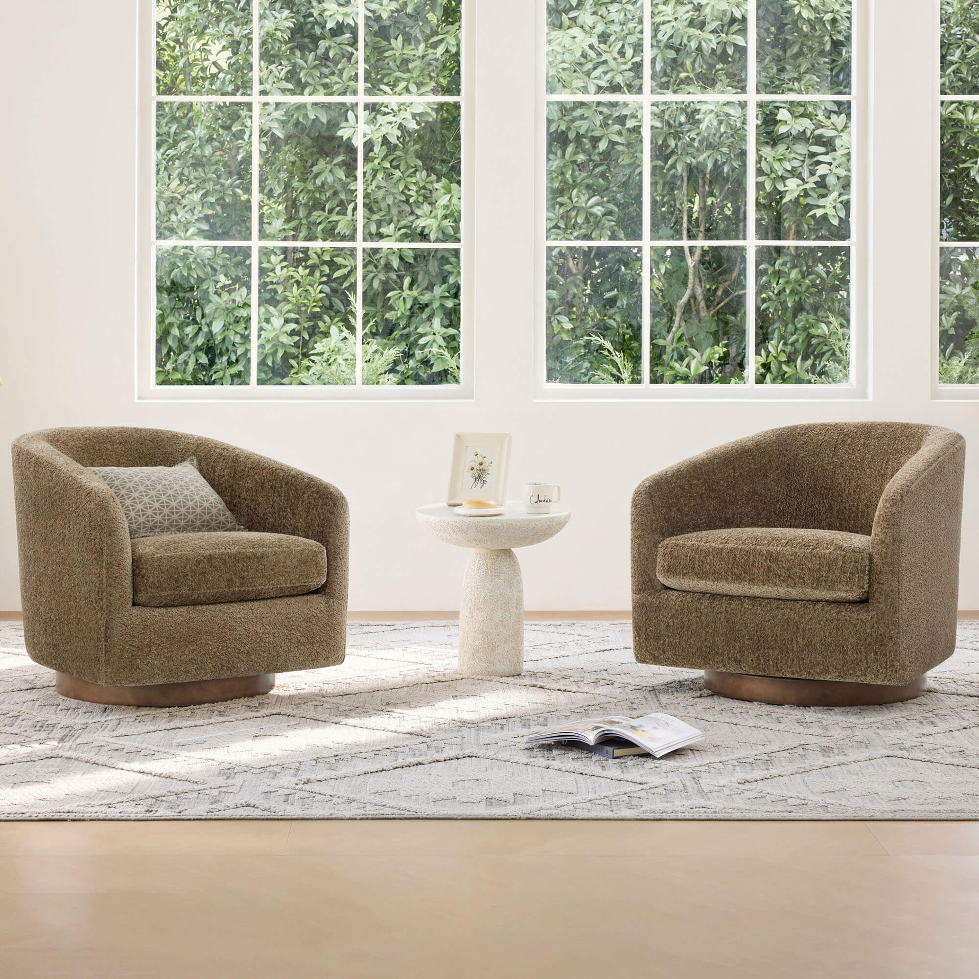 Wren Modern Swivel Accent Chair - Image 91