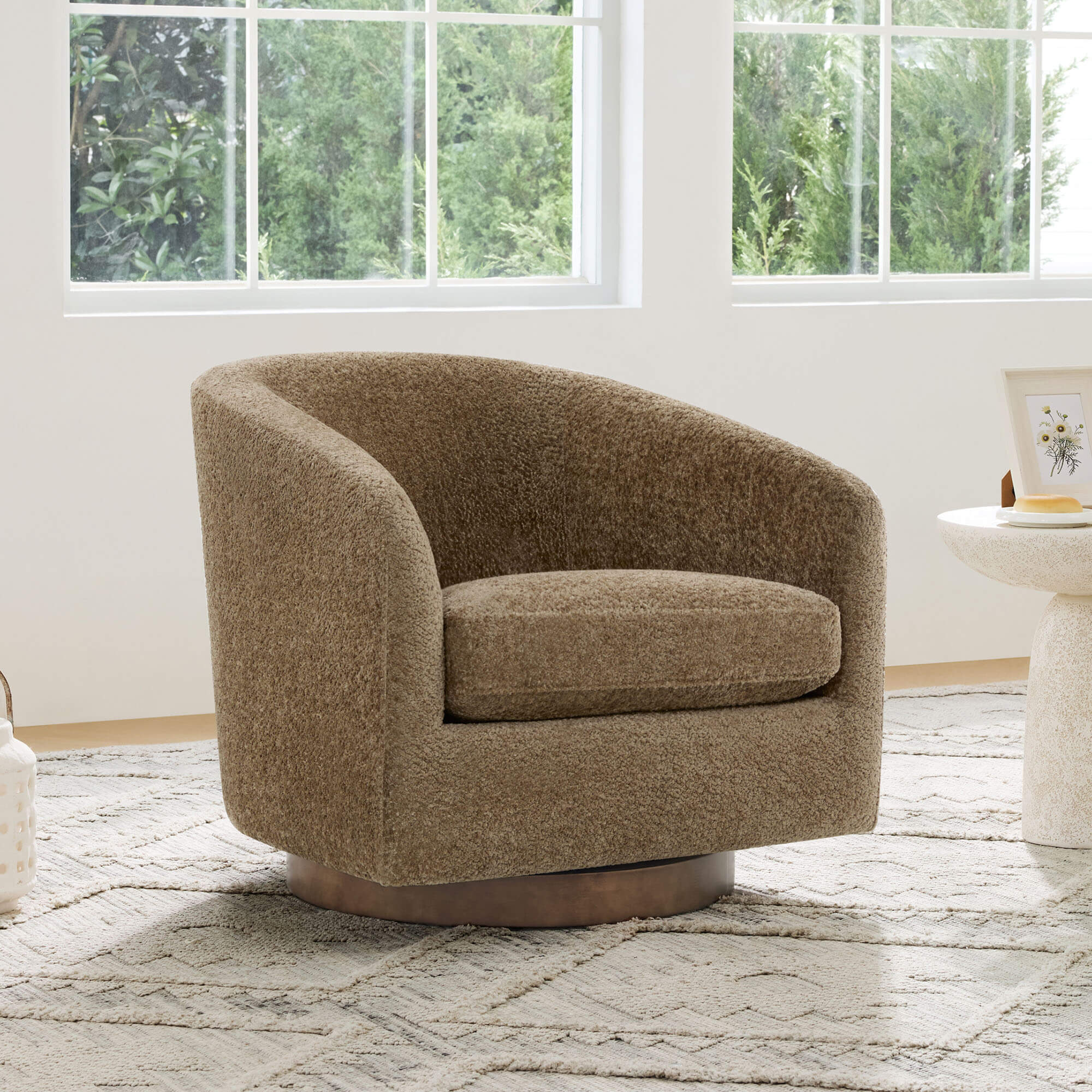 Wren Modern Swivel Accent Chair - Image 93