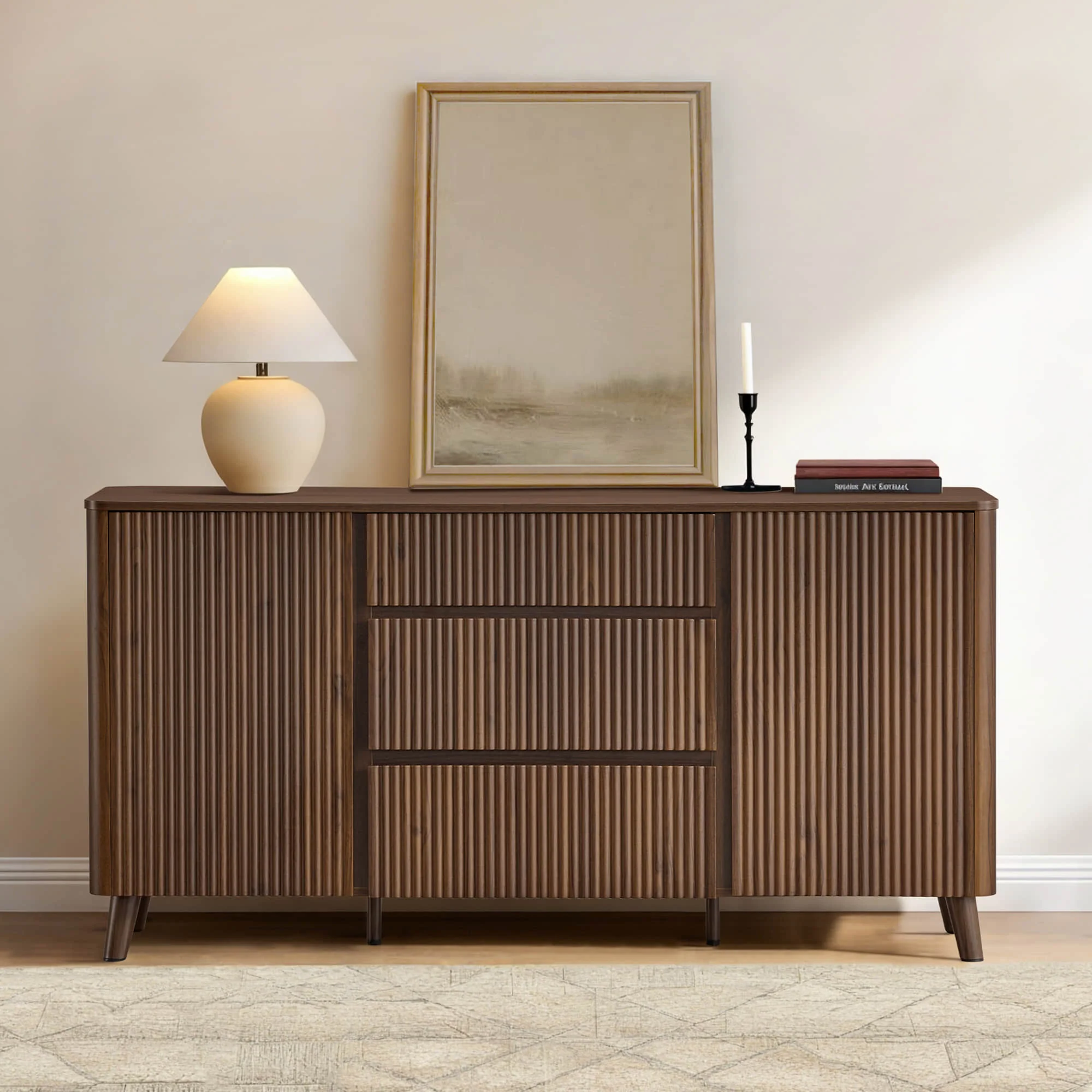 62" Clara Contemporary Wood Sideboard - Image 14