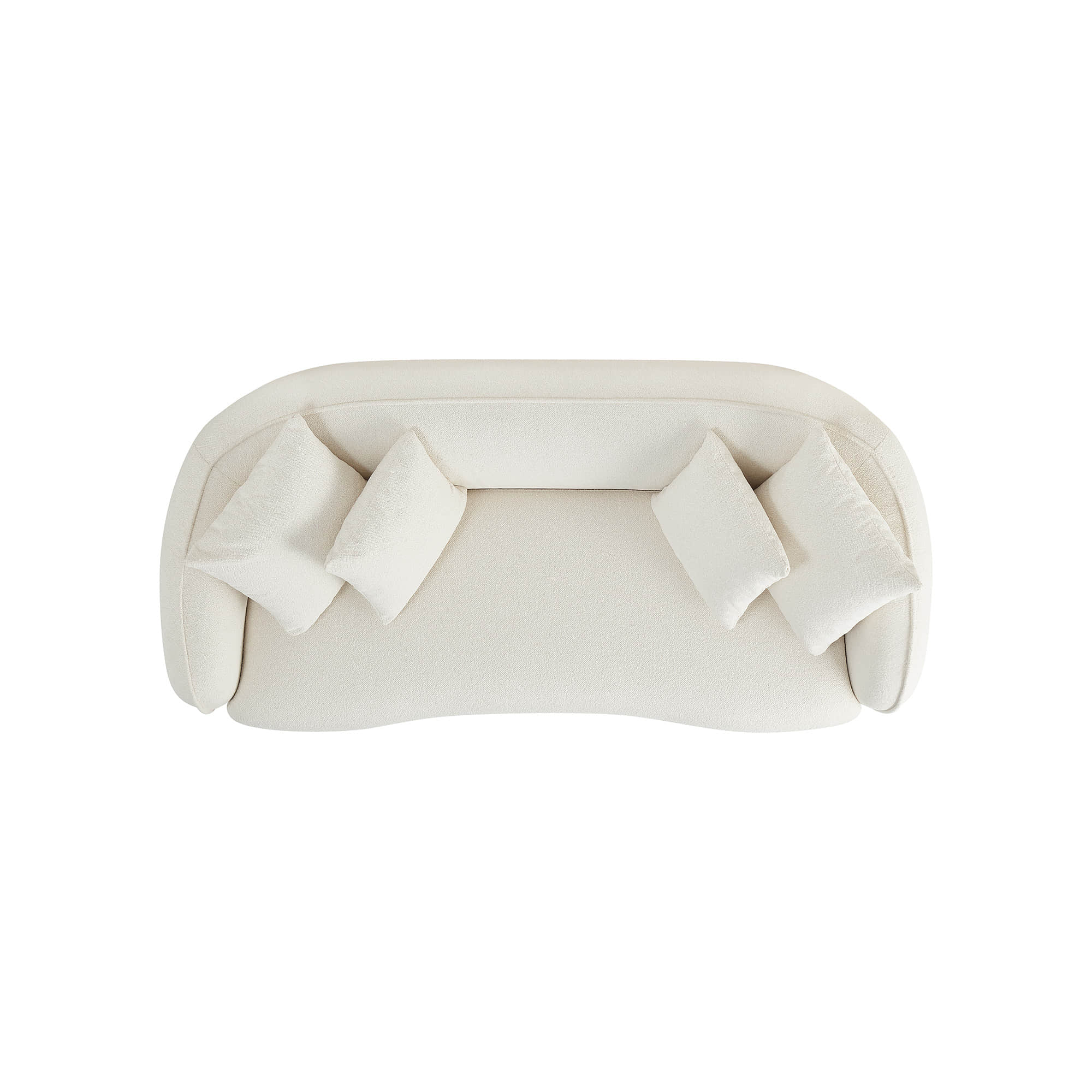 Dane Deep Seat Sofa with Tufted Sculptural Design - Image 10