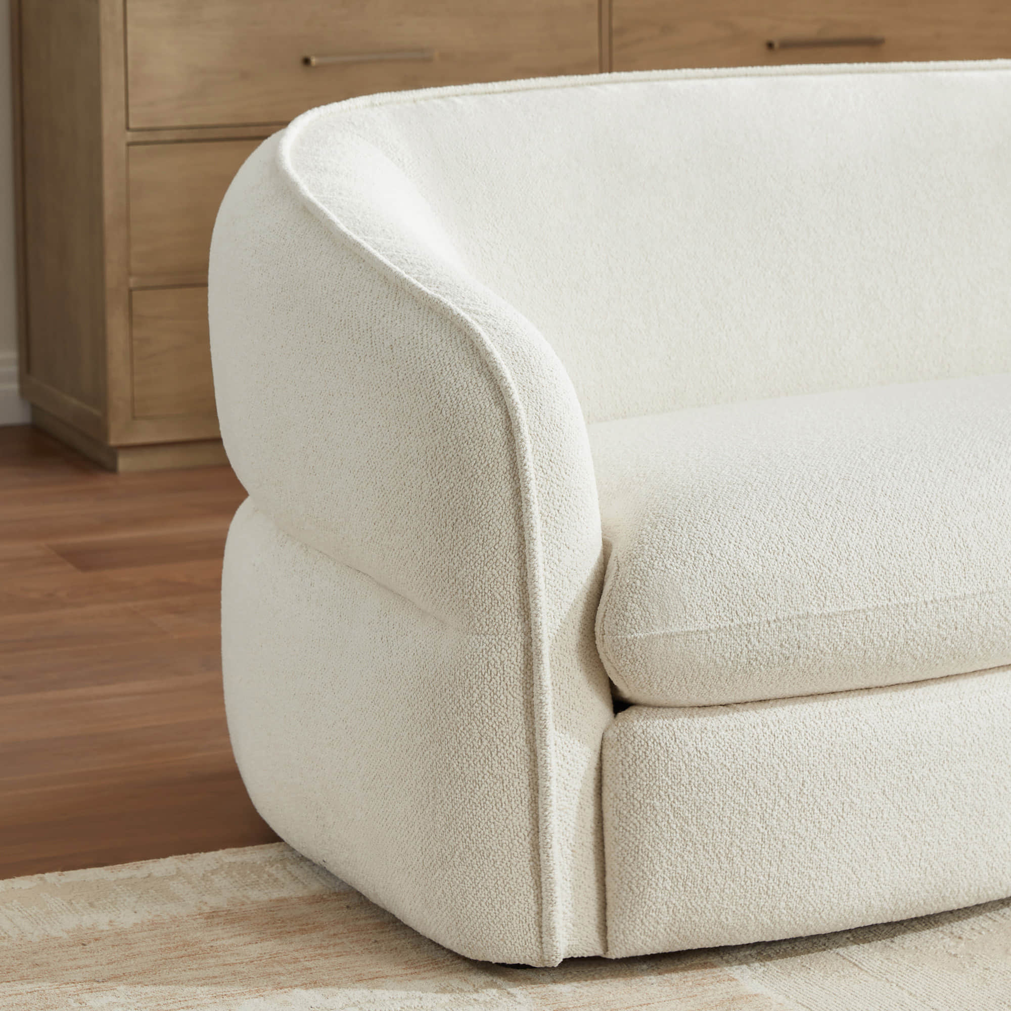 Dane Deep Seat Sofa with Tufted Sculptural Design - Image 6