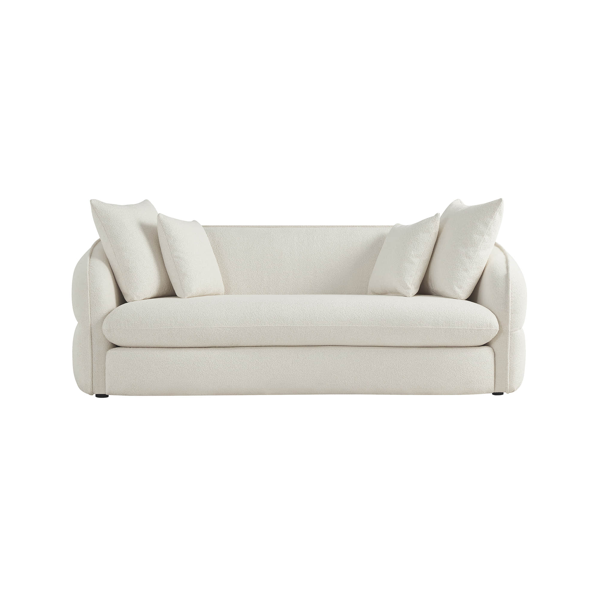 Dane Deep Seat Sofa with Tufted Sculptural Design - Image 8