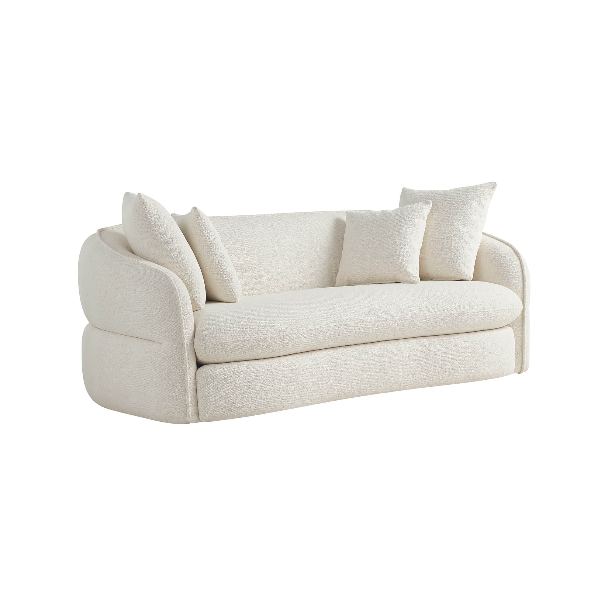 Dane Deep Seat Sofa with Tufted Sculptural Design - Image 9