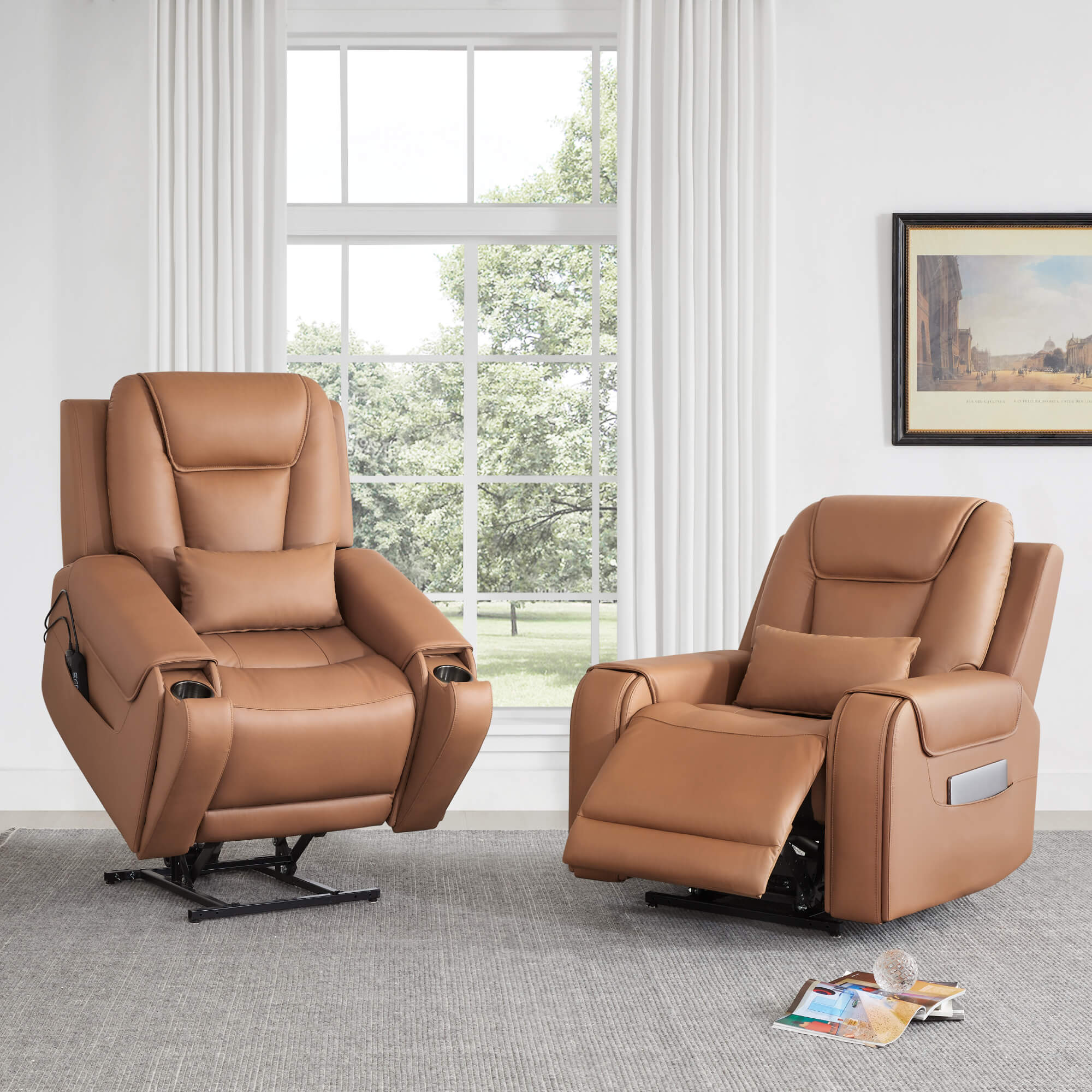 Davin Power Lift Assist Infinite Position Recliner - Image 4