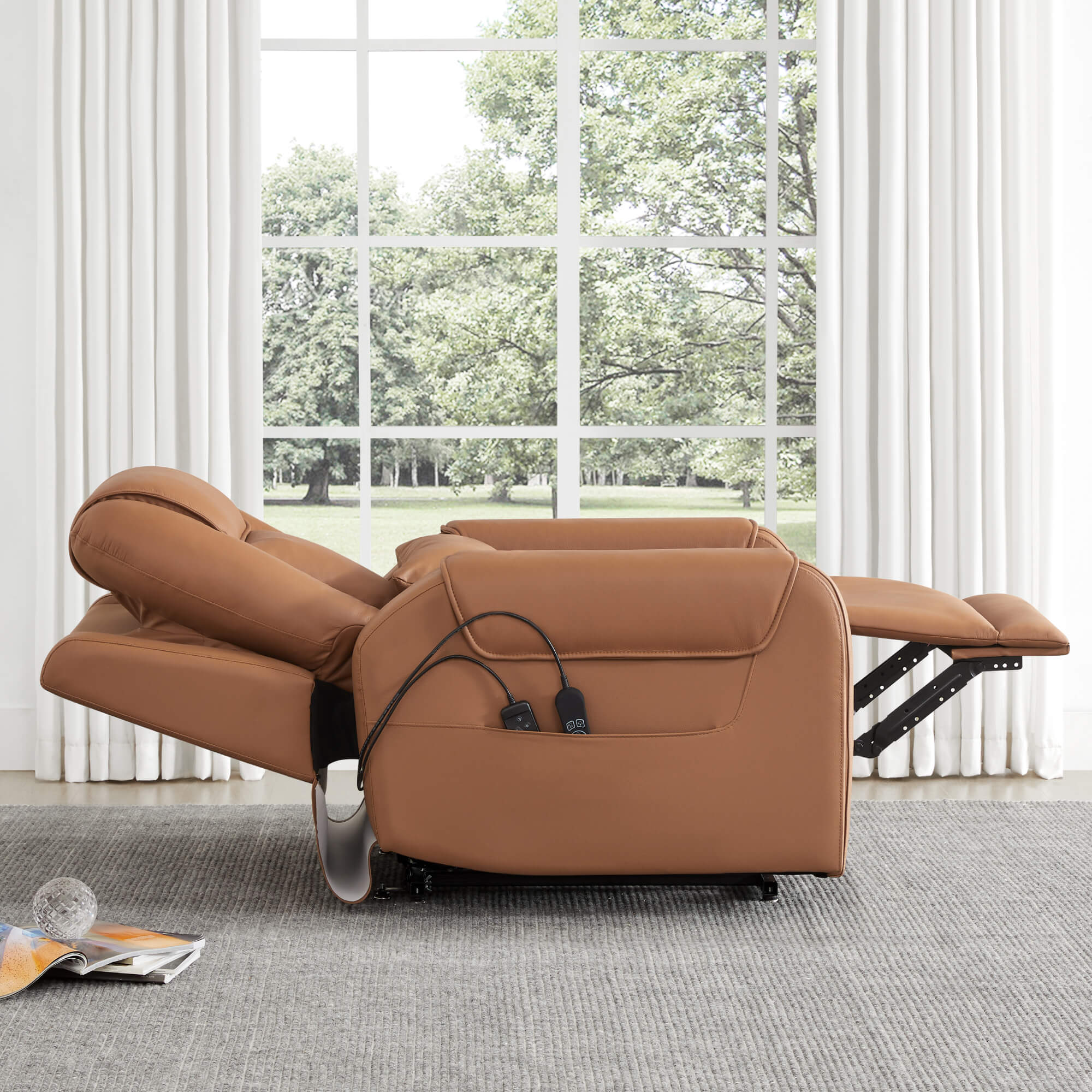 Davin Power Lift Assist Infinite Position Recliner - Image 5