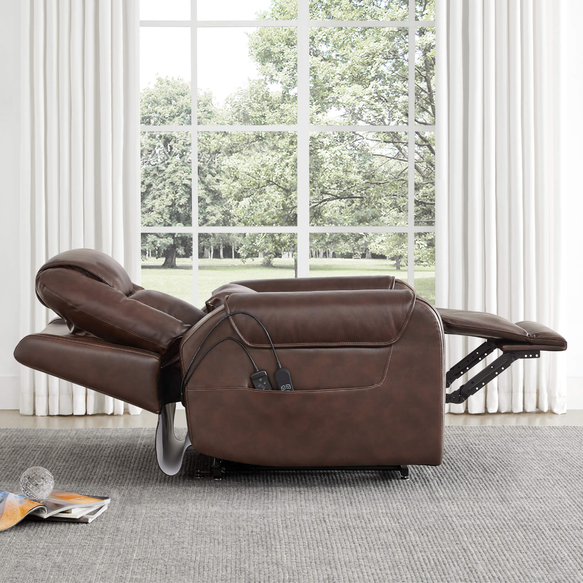 Davin Power Lift Assist Infinite Position Recliner - Image 9