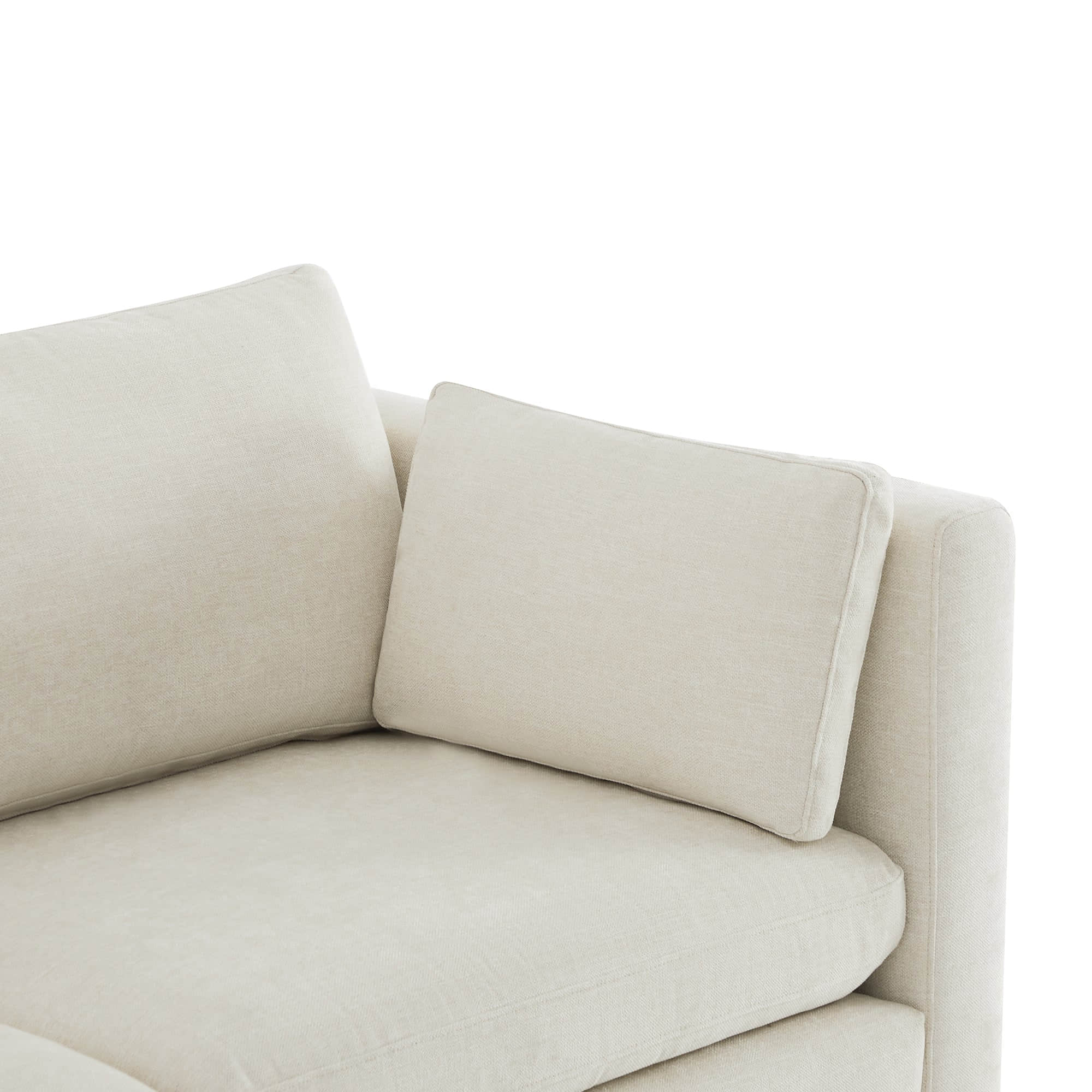 Delaney 5-Seat V Shaped Modular Sofa Chaise - Image 15