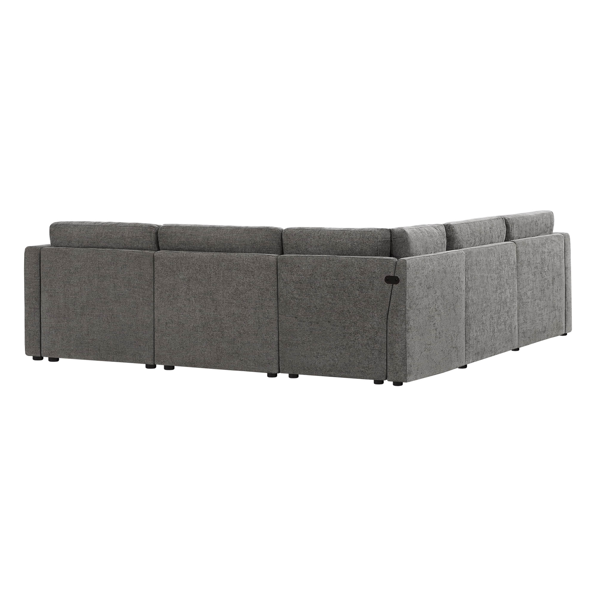 Delaney 5-Seat V Shaped Modular Sofa Chaise - Image 33