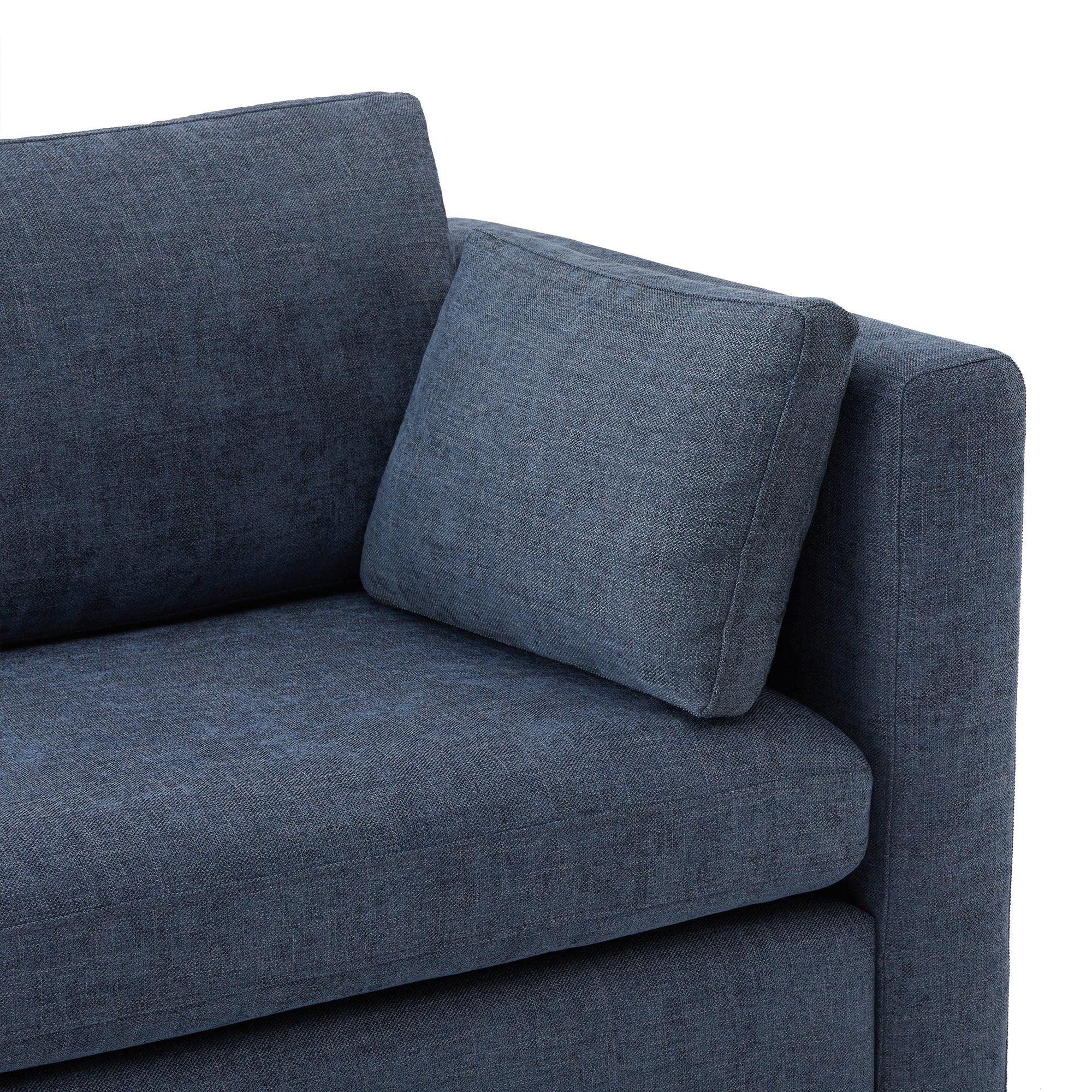 Delaney 6-Seat Modular Sofa Chaise with Storage Ottomans - Image 100