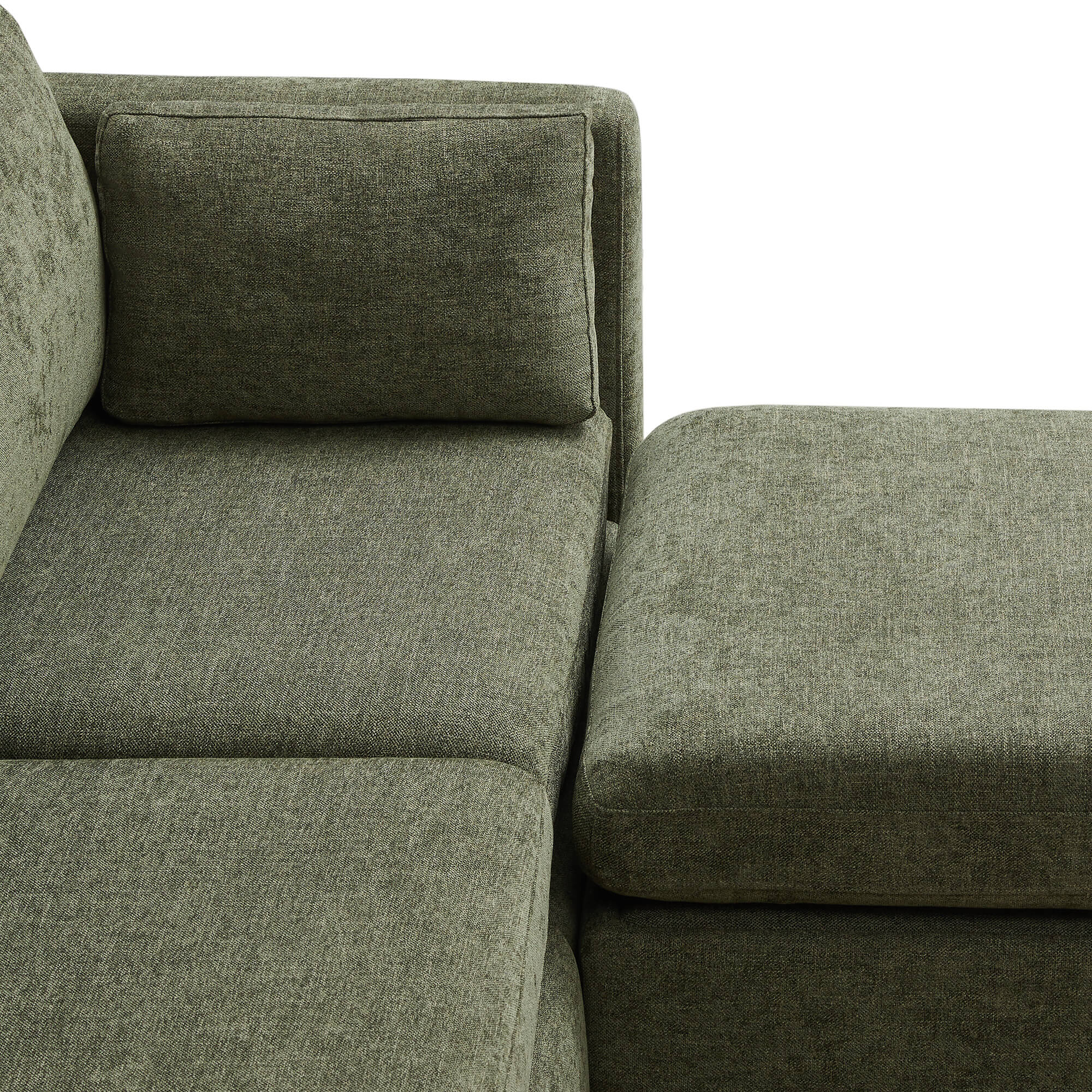 Delaney 6-Seat Modular Sofa Chaise with Storage Ottomans - Image 110