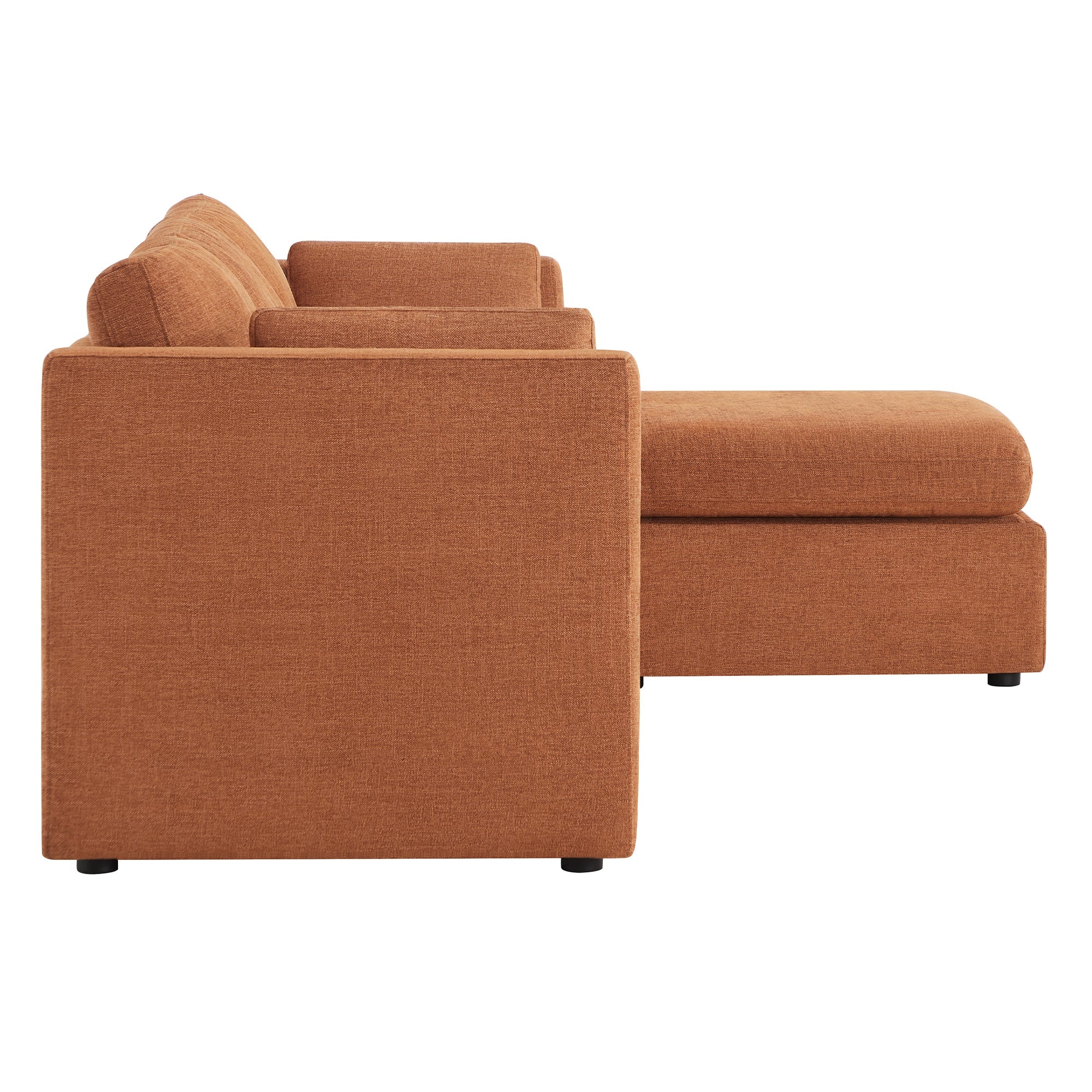 Delaney 4-Seat Modular Sofa Chaise with Storage Ottoman - Image 88