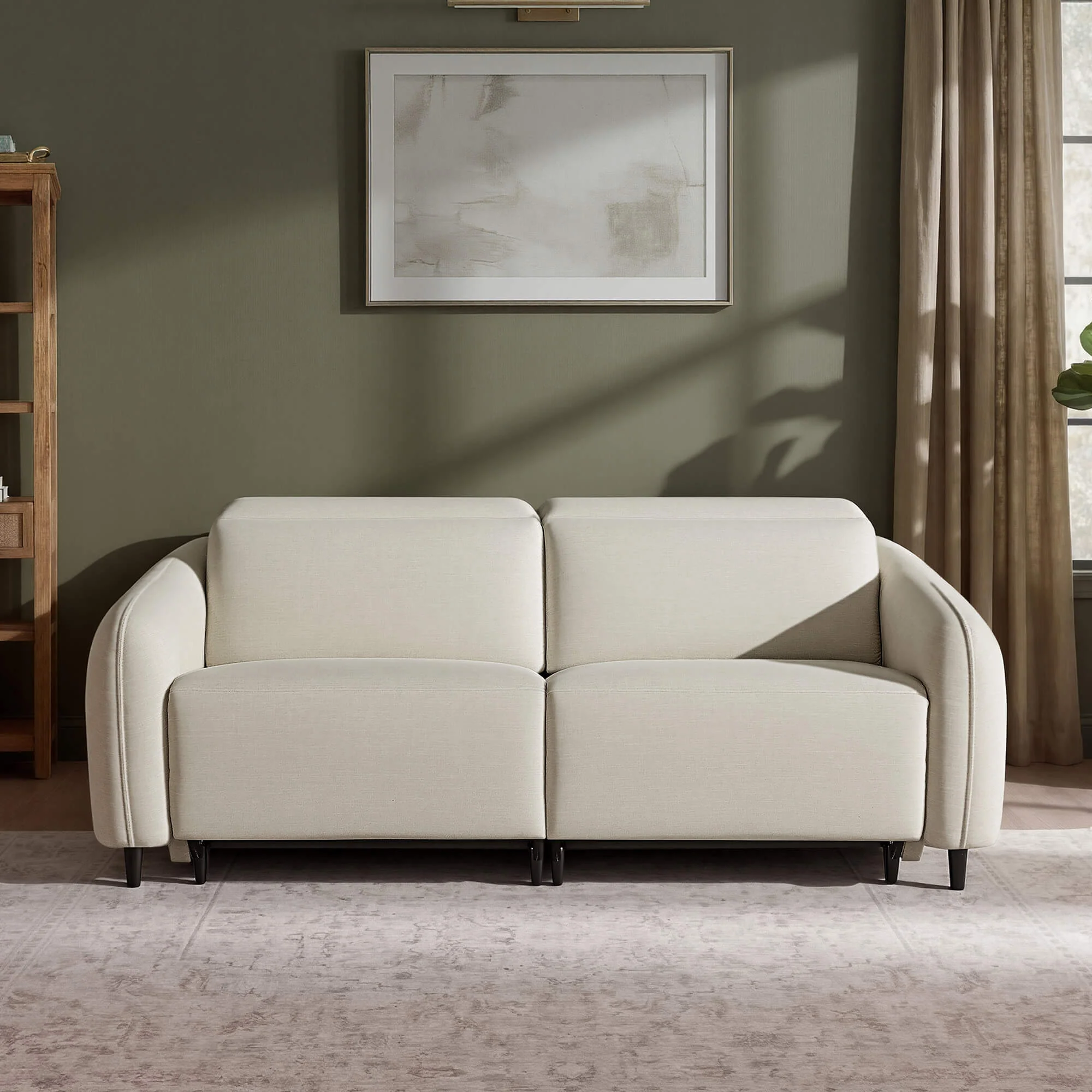 Diya Soft & Breathable 2-Seater Reclining Sofa with Power Headrest - Image 25