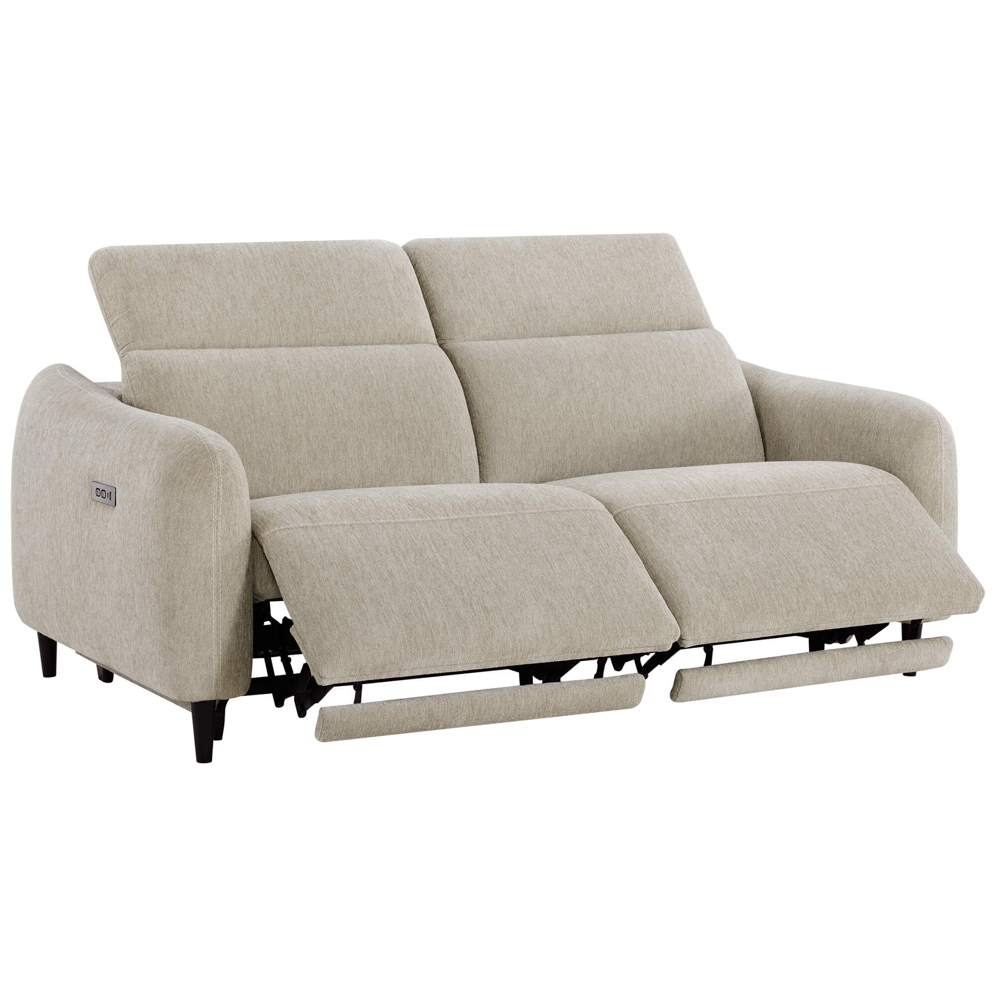 Diya Soft & Breathable 2-Seater Reclining Sofa with Power Headrest - Image 6