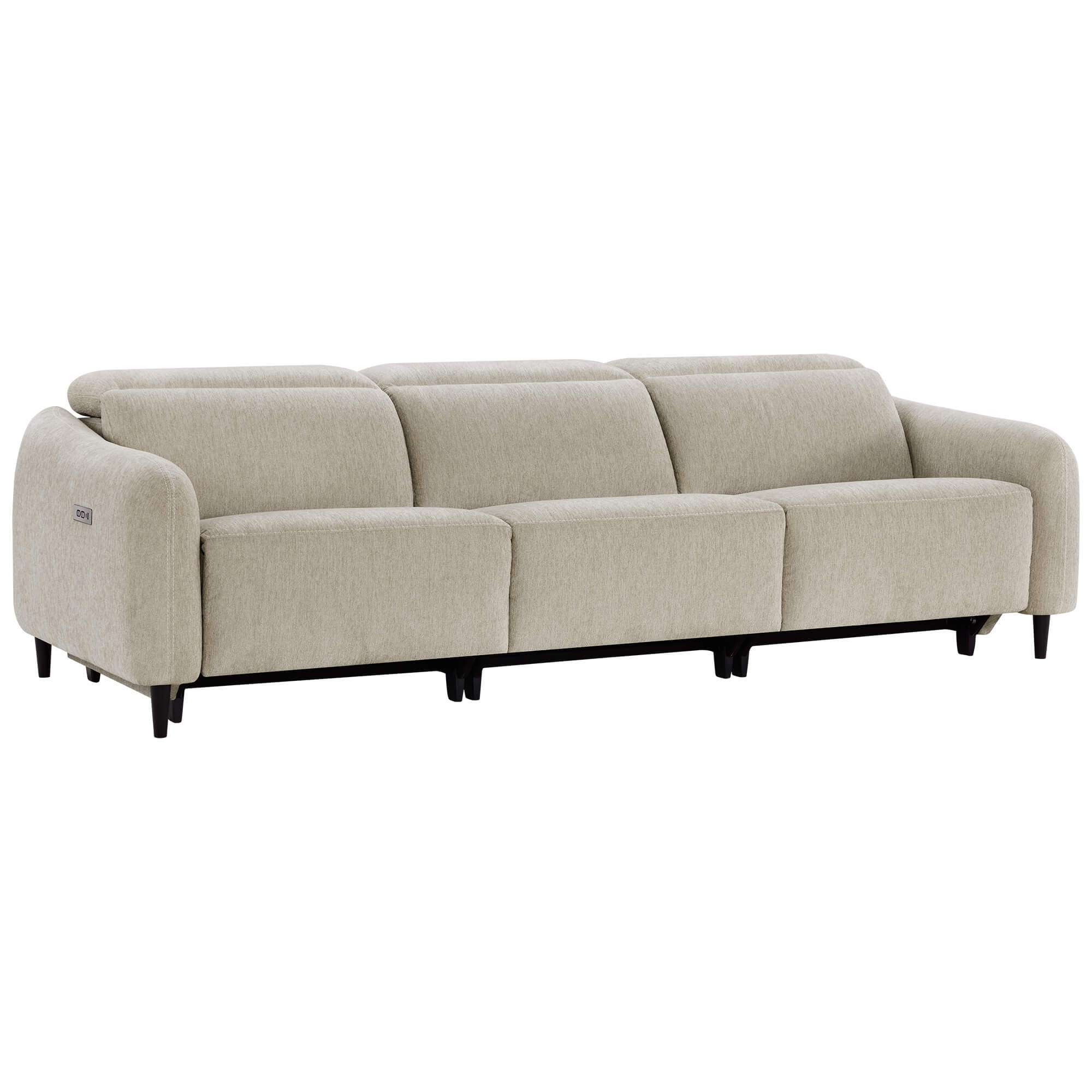 Diya Soft & Breathable 3-Seater Reclining Sofa with Power Headrest - Image 12