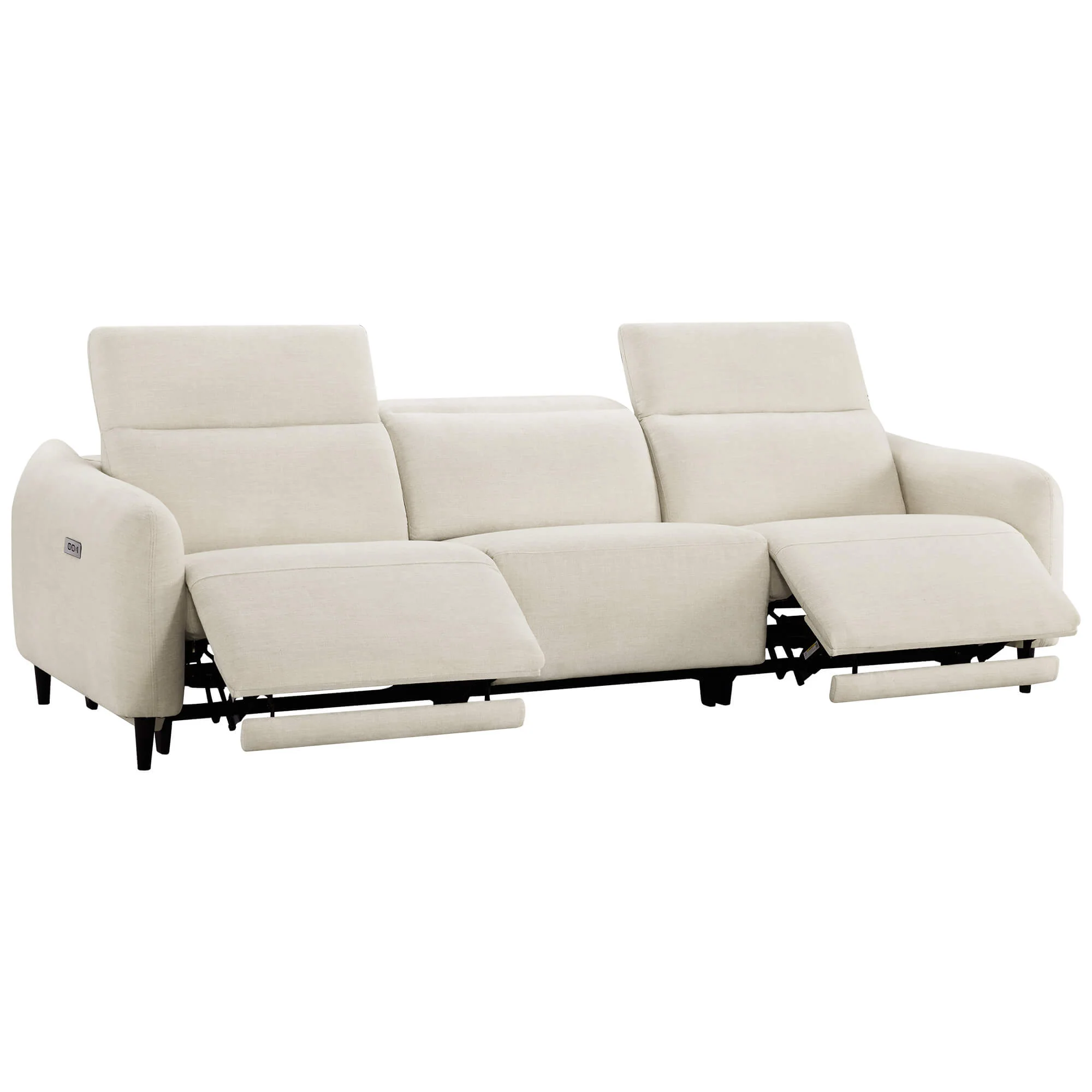 Diya Soft & Breathable 3-Seater Reclining Sofa with Power Headrest - Image 19